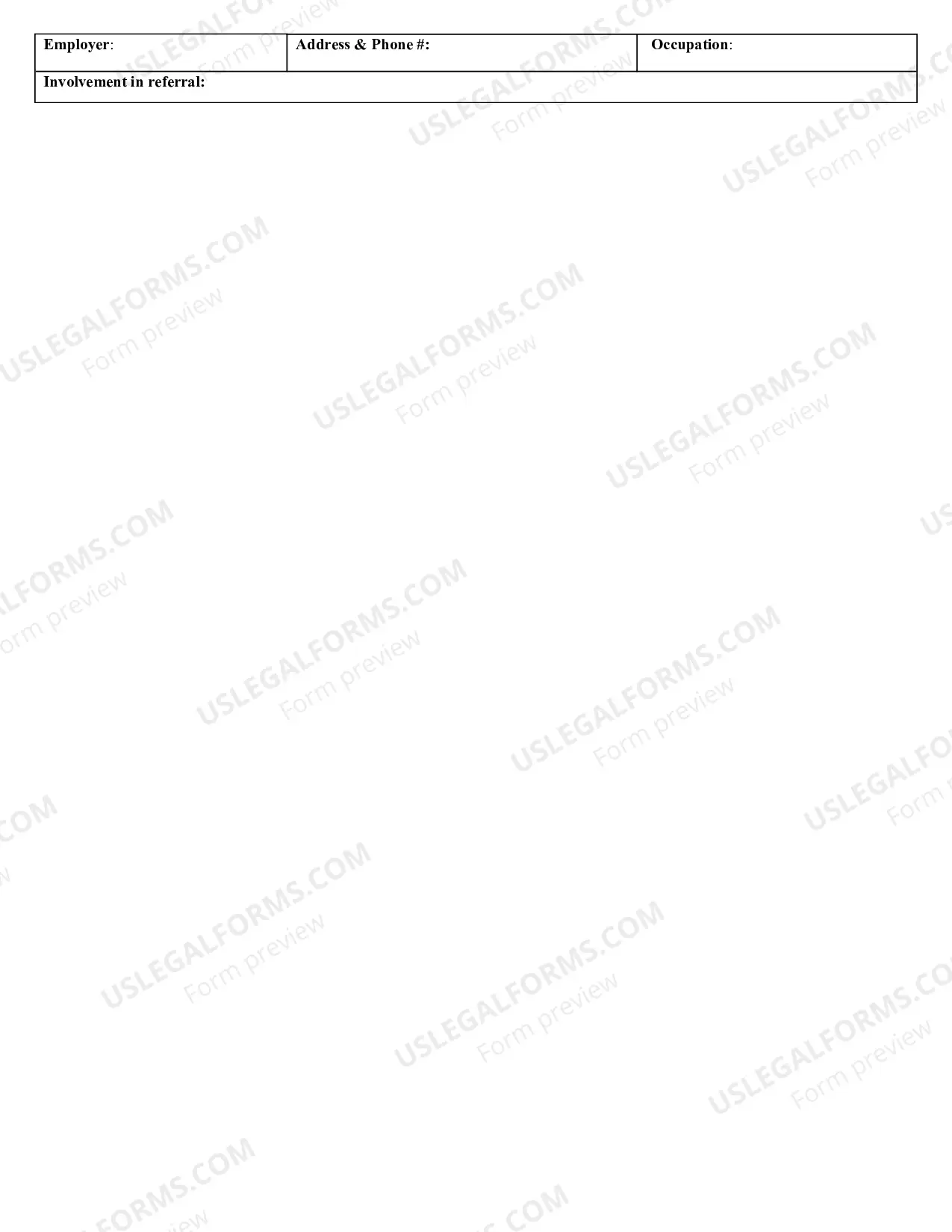 Preview Uniform Suspected Insurance Fraud Reporting Form