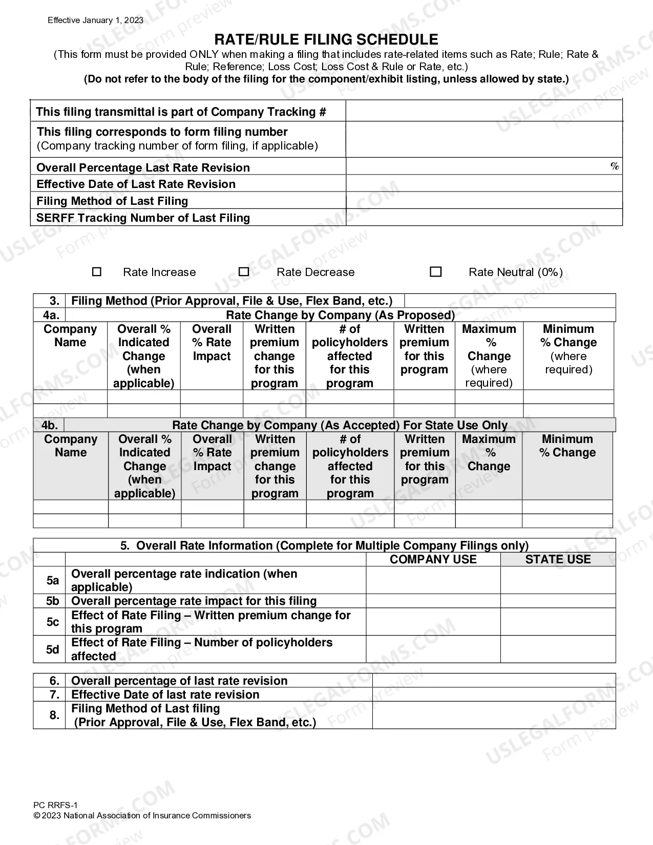 Preview Interactive Property & Casualty Transmittal Document