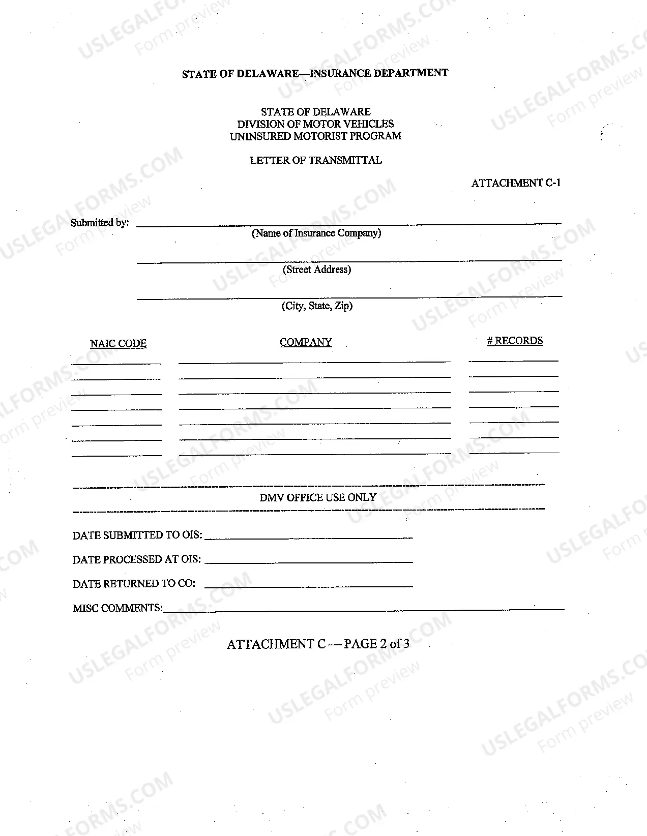 Preview Attachments/Forms For Compliance With Regulation 606