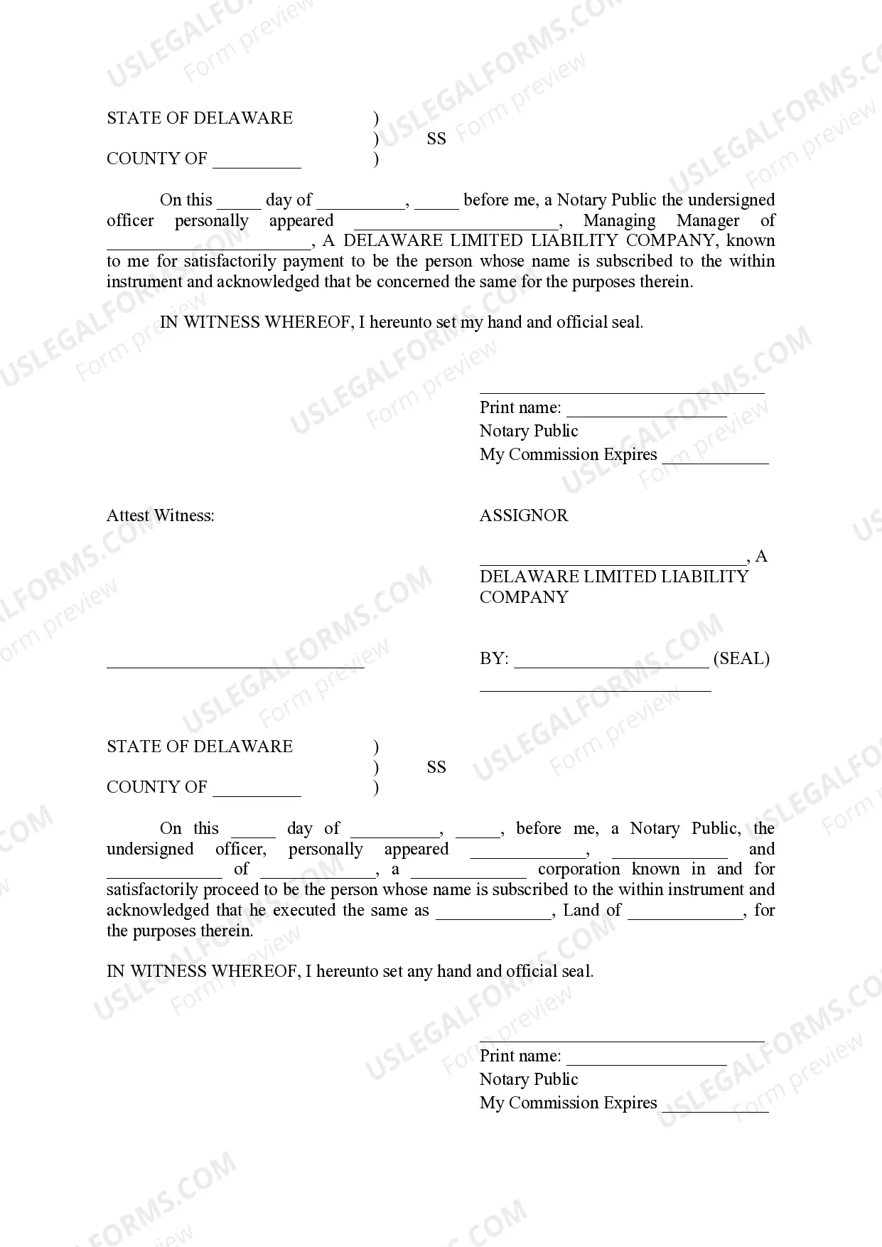 Preview Partial Assignment of Special Declarant's Rights