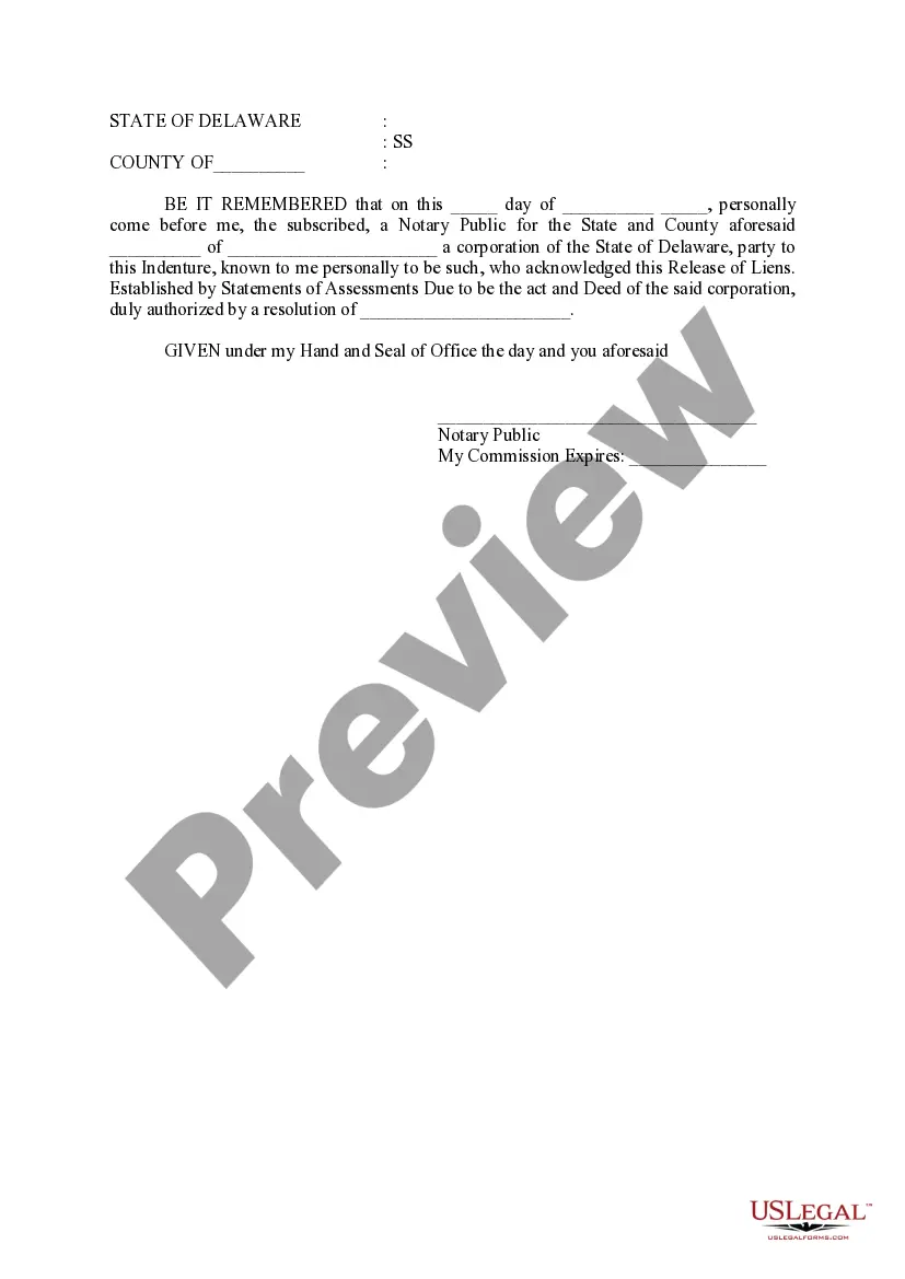 Preview Assumption and Release Agreement