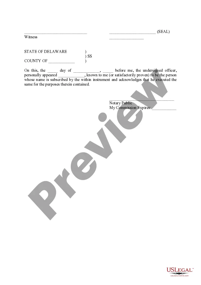 Preview Specific Power of Attorney