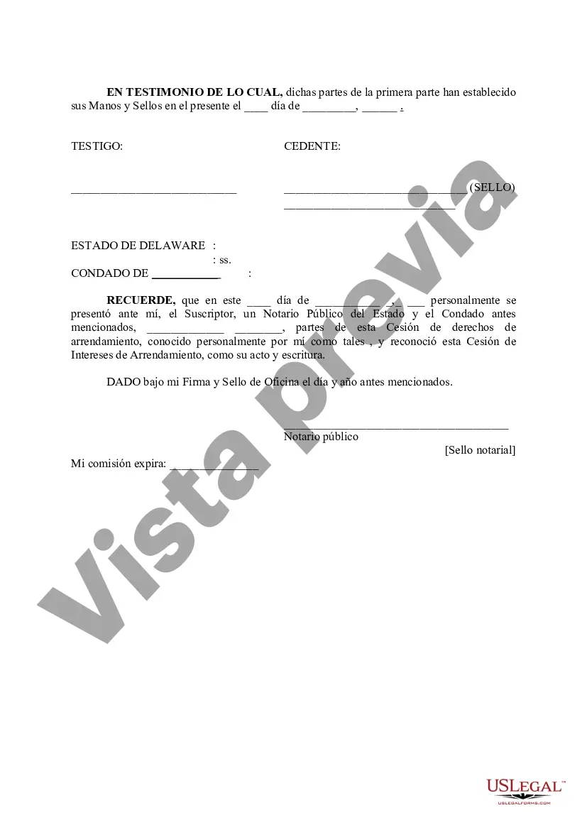Preview Cesión de intereses de arrendamiento