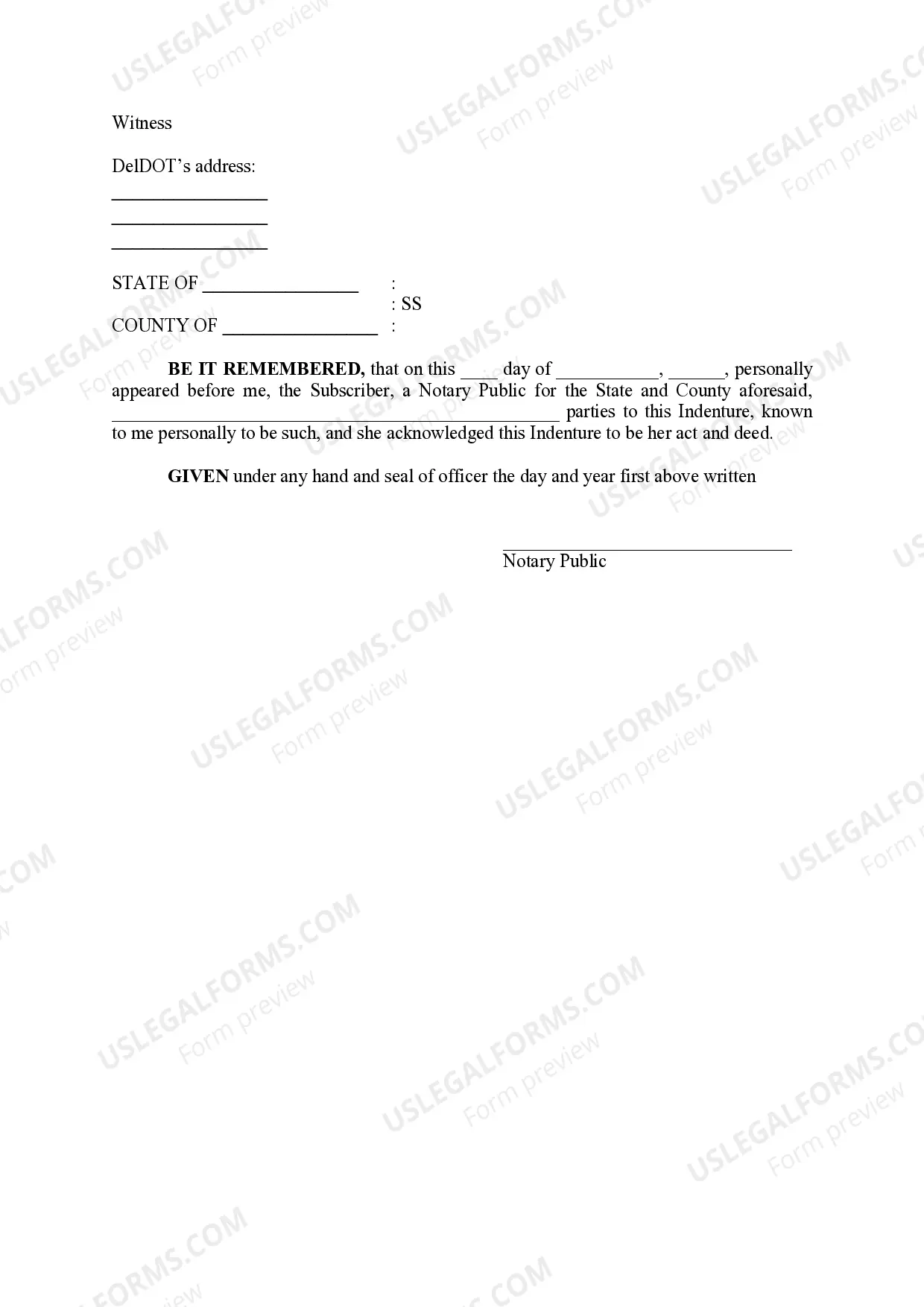 Preview Permanent Easement Agreement