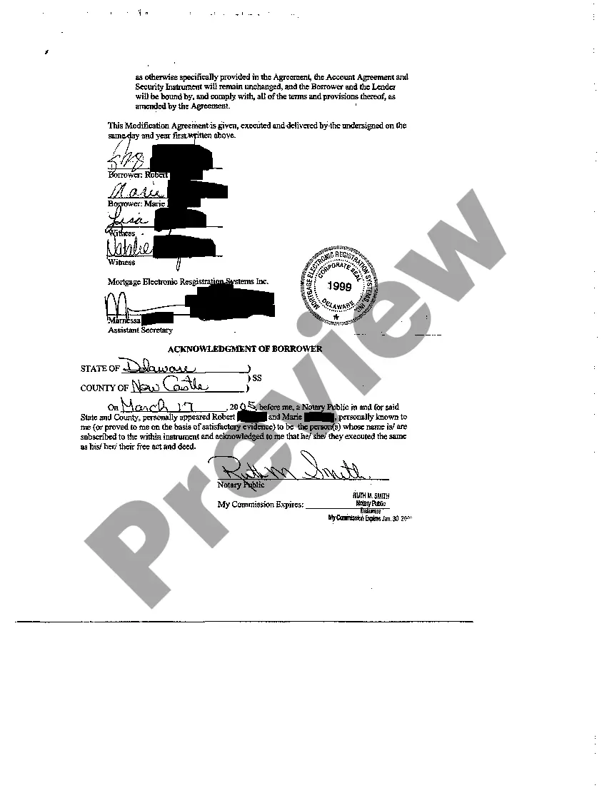 Preview Modification Agreement