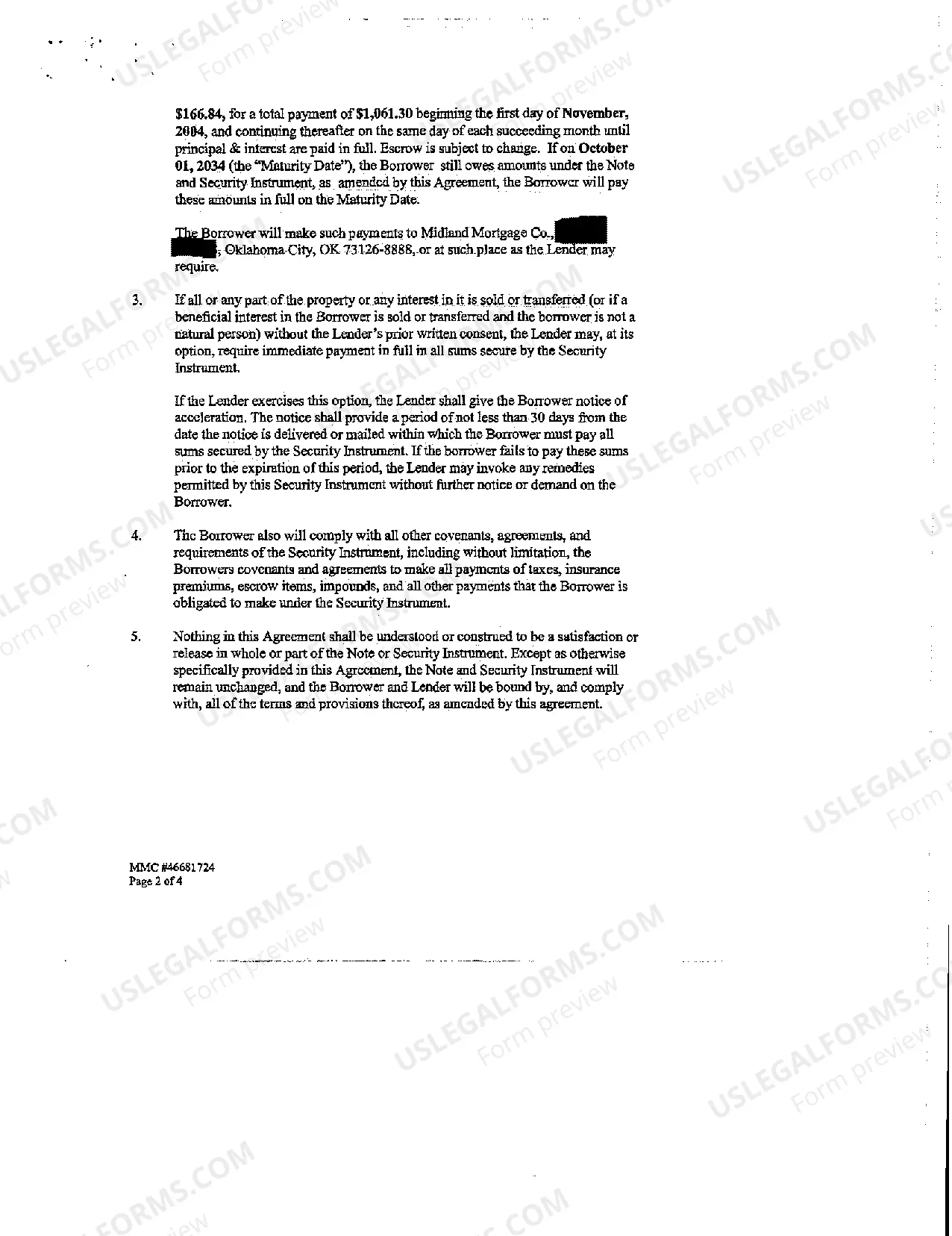 Preview Loan Modification Agreement