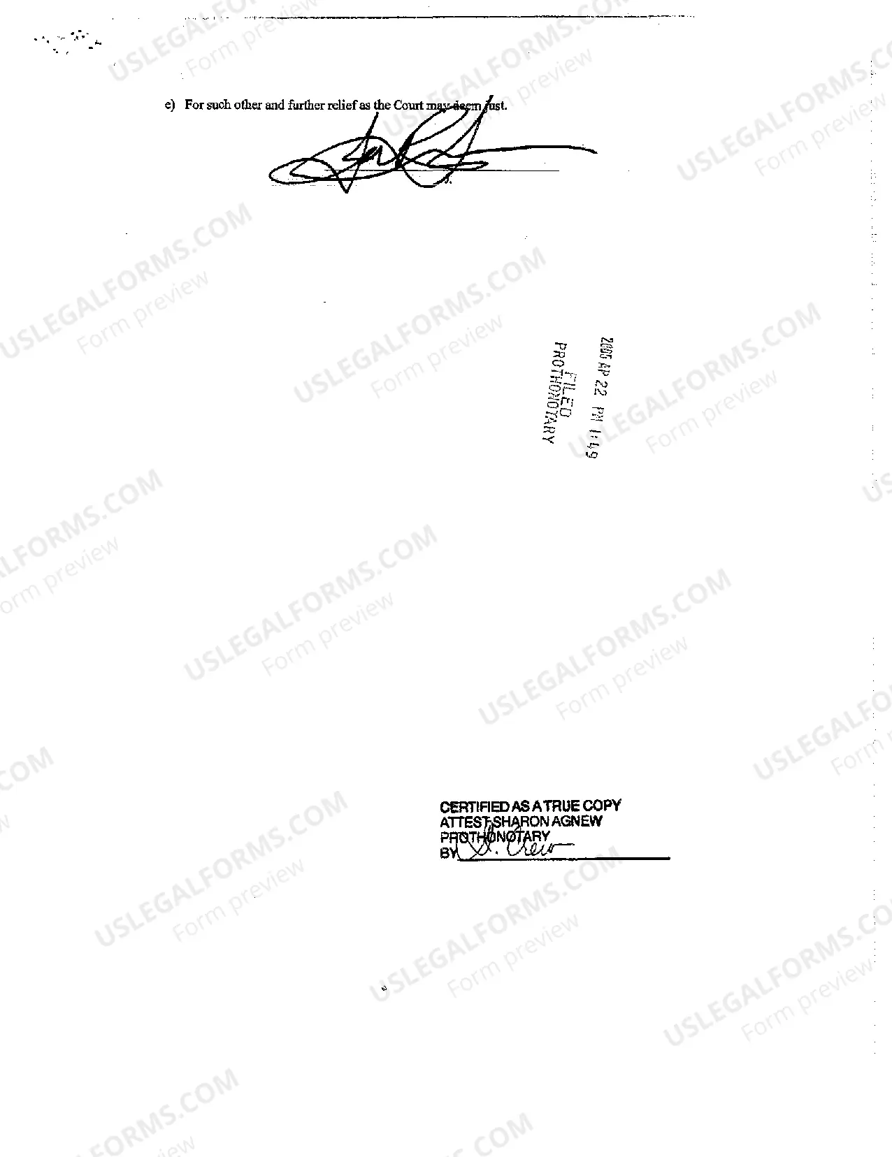 Preview Order Granting Property Lien