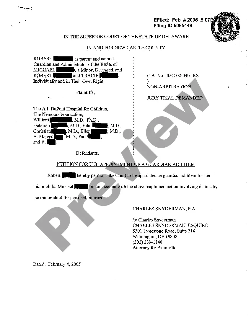 Preview A05 Order Appointing Guardian Ad Litem