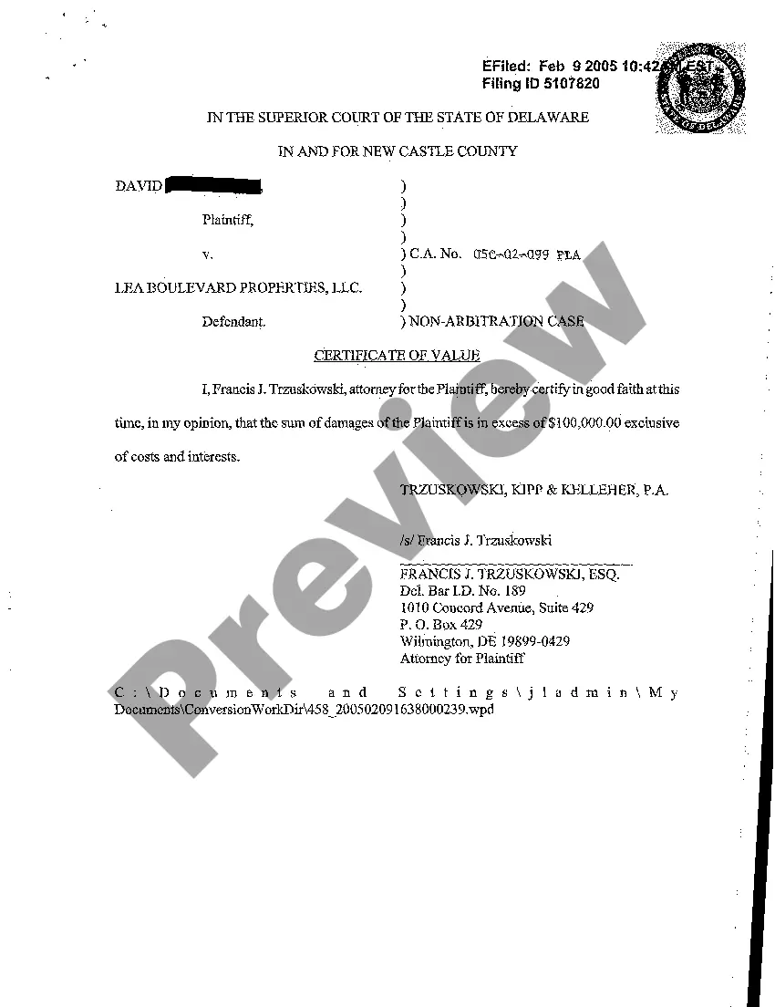 Preview A01 Complaint to Collect Promissory Note