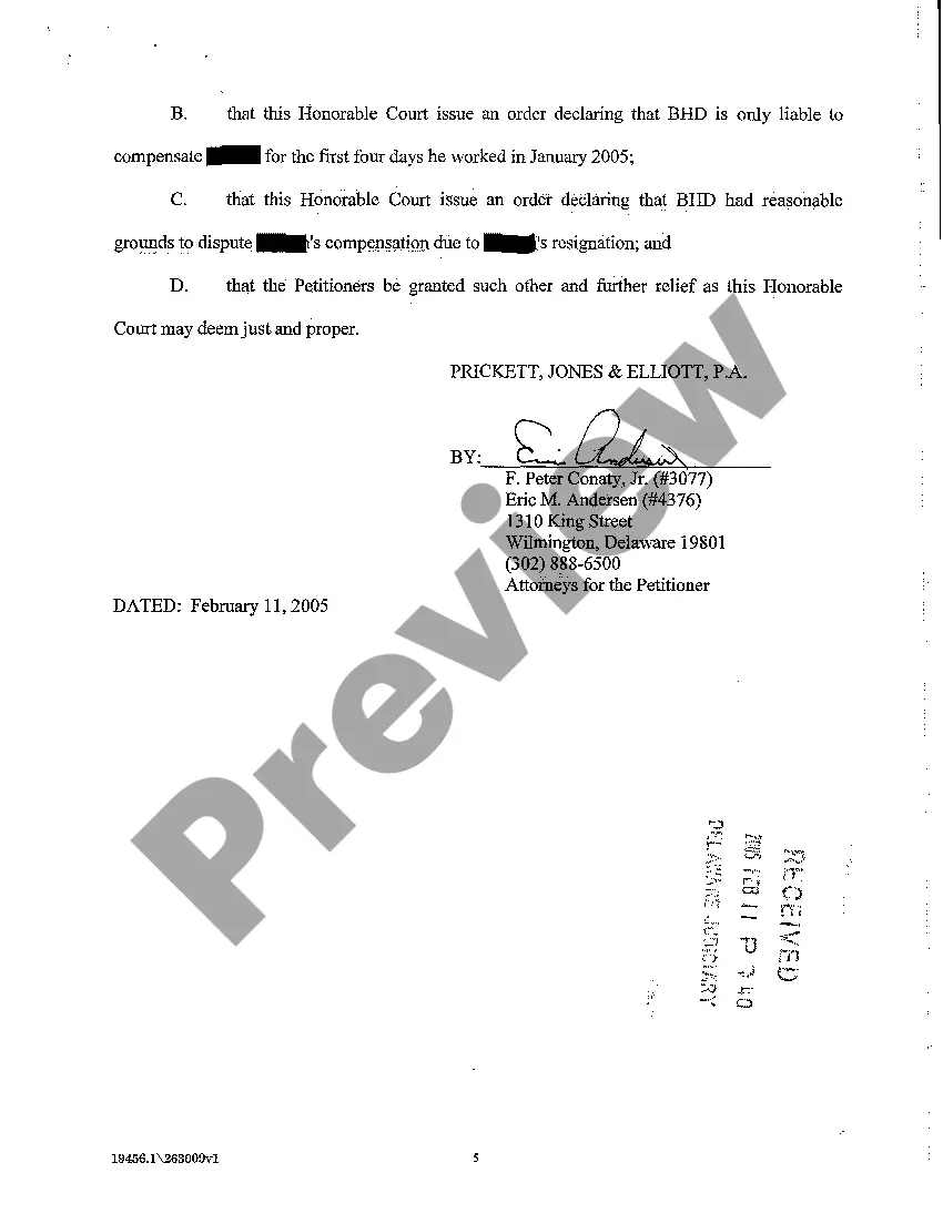 Get Petition for Declaratory Judgment regarding Employment Agreement Preview Petition for Declaratory Judgment regarding Employment Agreement