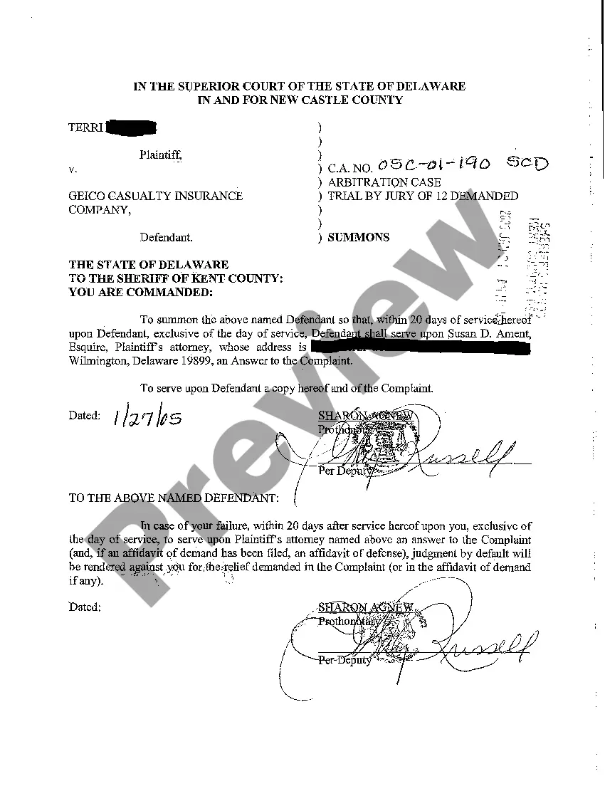 Preview Complaint Against Motor Vehicle Insurer to be heard in Arbitration