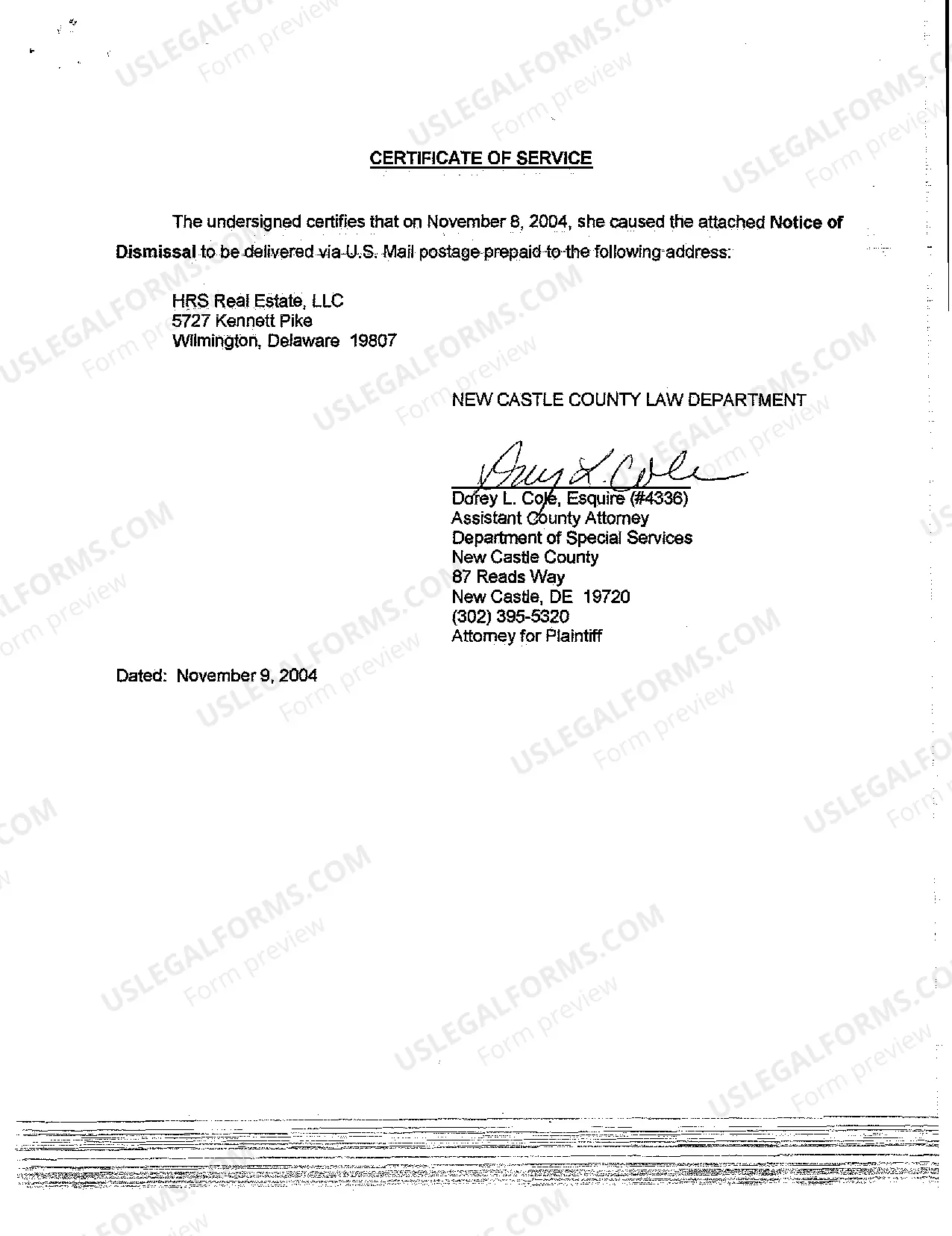 Preview A02 Notice of Dismissal