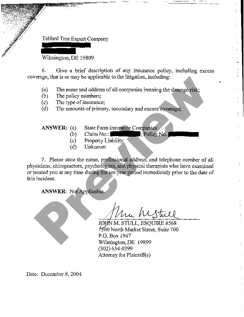 Preview A03 Plaintiff's Responses to Form 30 Interrogatories