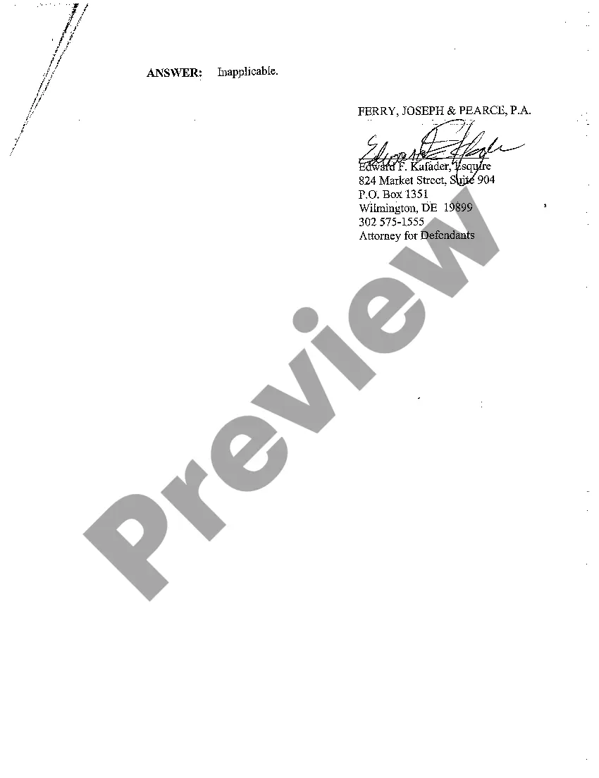 Preview A04 Defendants' Answers to Form 30 Interrogatories