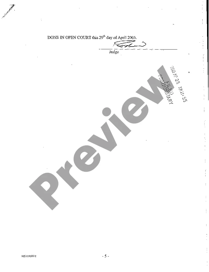 Preview A03 Amended Order Approving of Transferring Settlement Payments to Purchaser