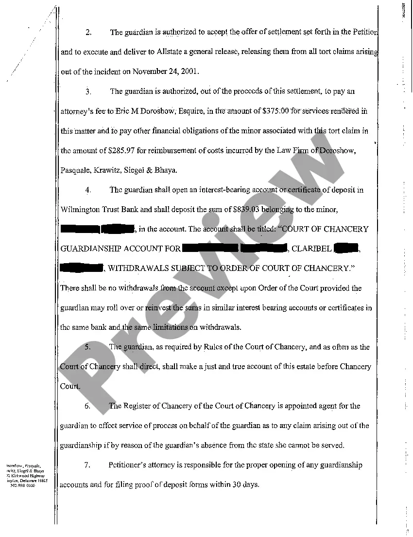 Get A02 Final Order Appointing a Guardian of Property for one Minor Preview A02 Final Order Appointing a Guardian of Property for one Minor