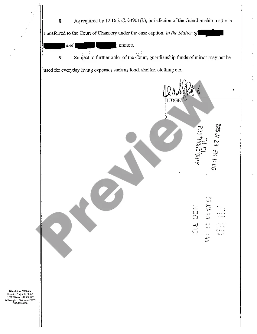 Get A02 Final Order Appointing a Guardian of Property for one Minor Preview A02 Final Order Appointing a Guardian of Property for one Minor