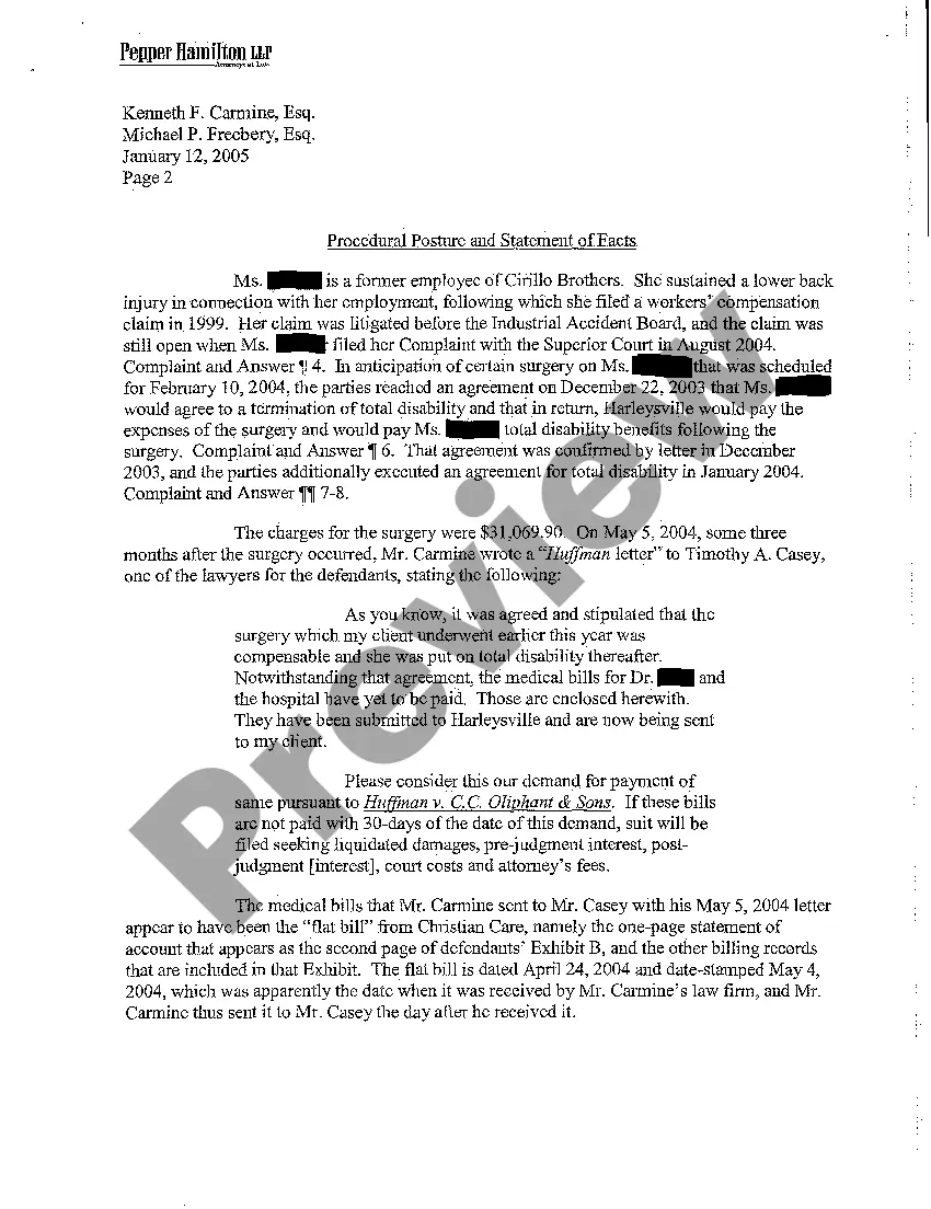 Preview A03 Arbitrator's Order Granting Judgment in favor of Plaintiff