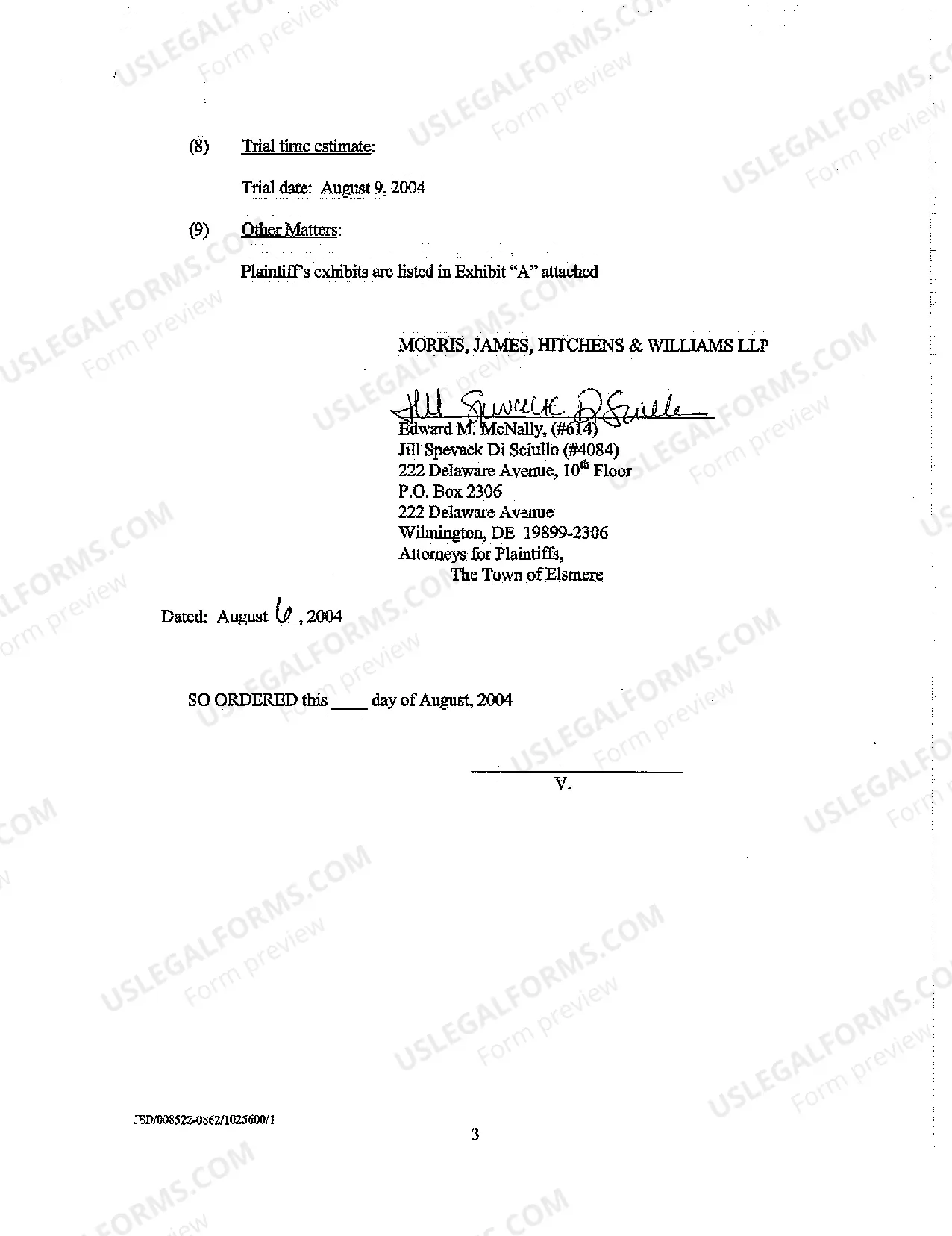 Preview A02 Pretrial Statement of Defendant Town