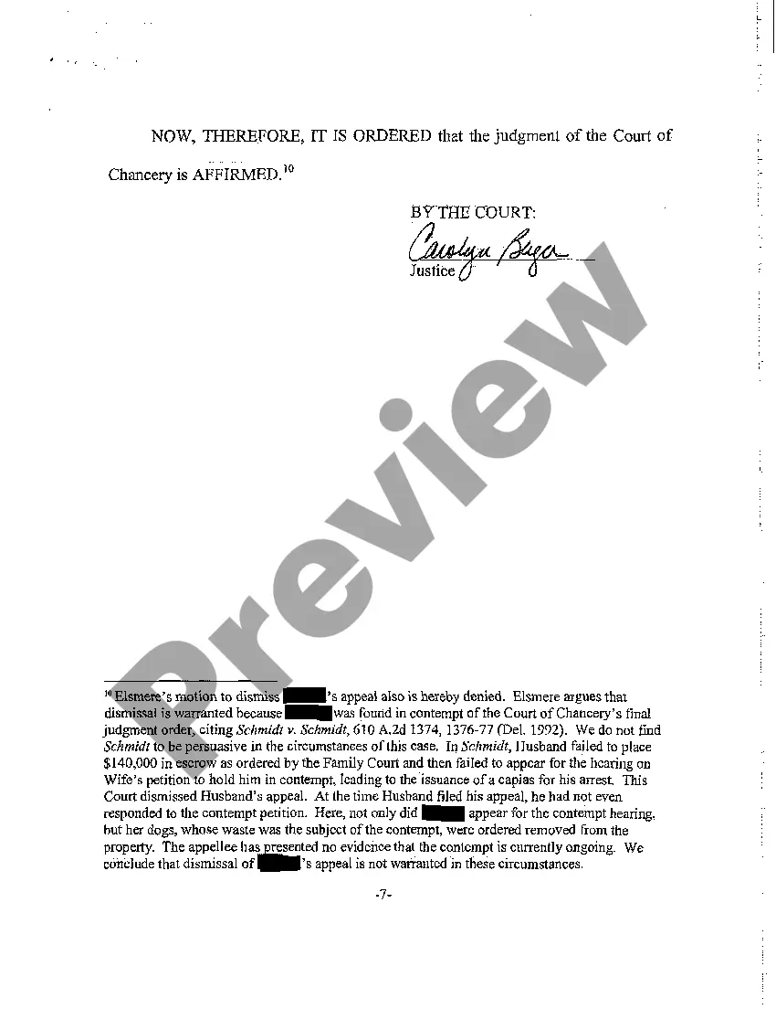 Preview A04 Order on Appeal Affirming Judgment to Abate Nuisance