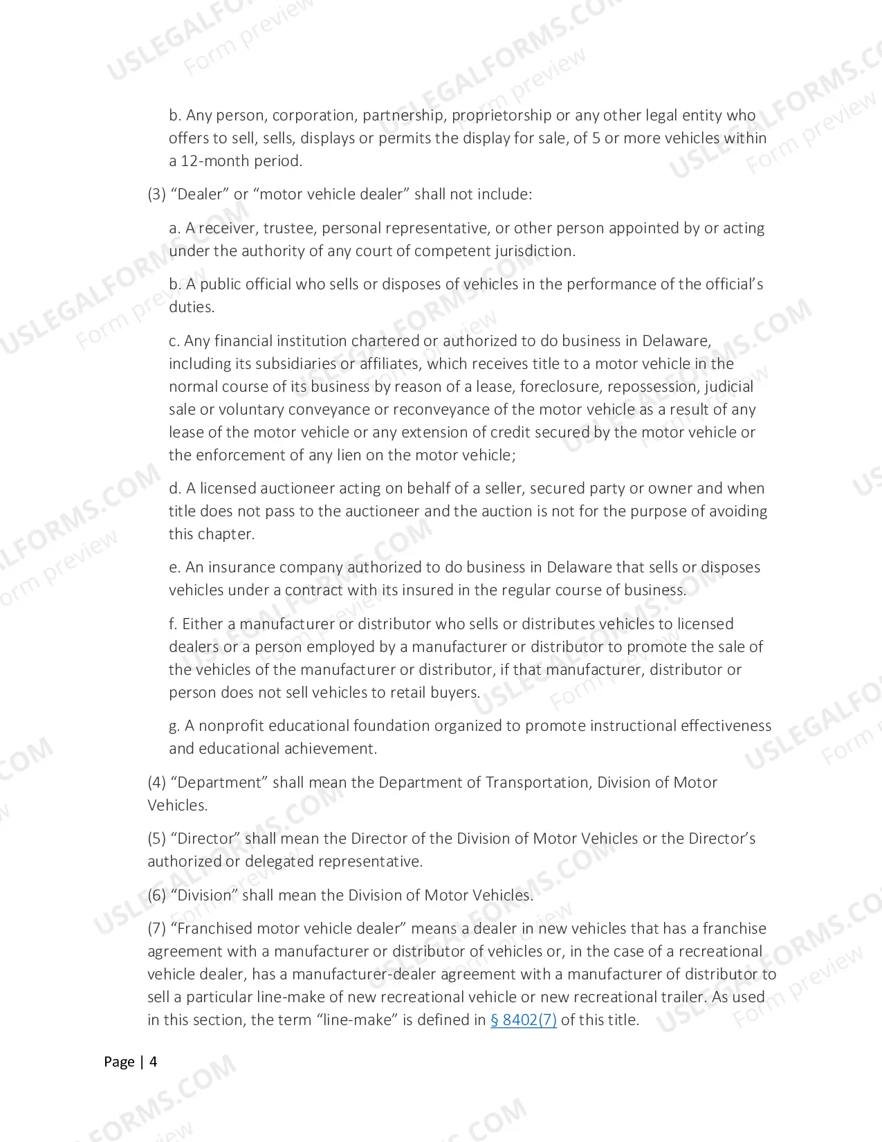 Preview Dealership Manual