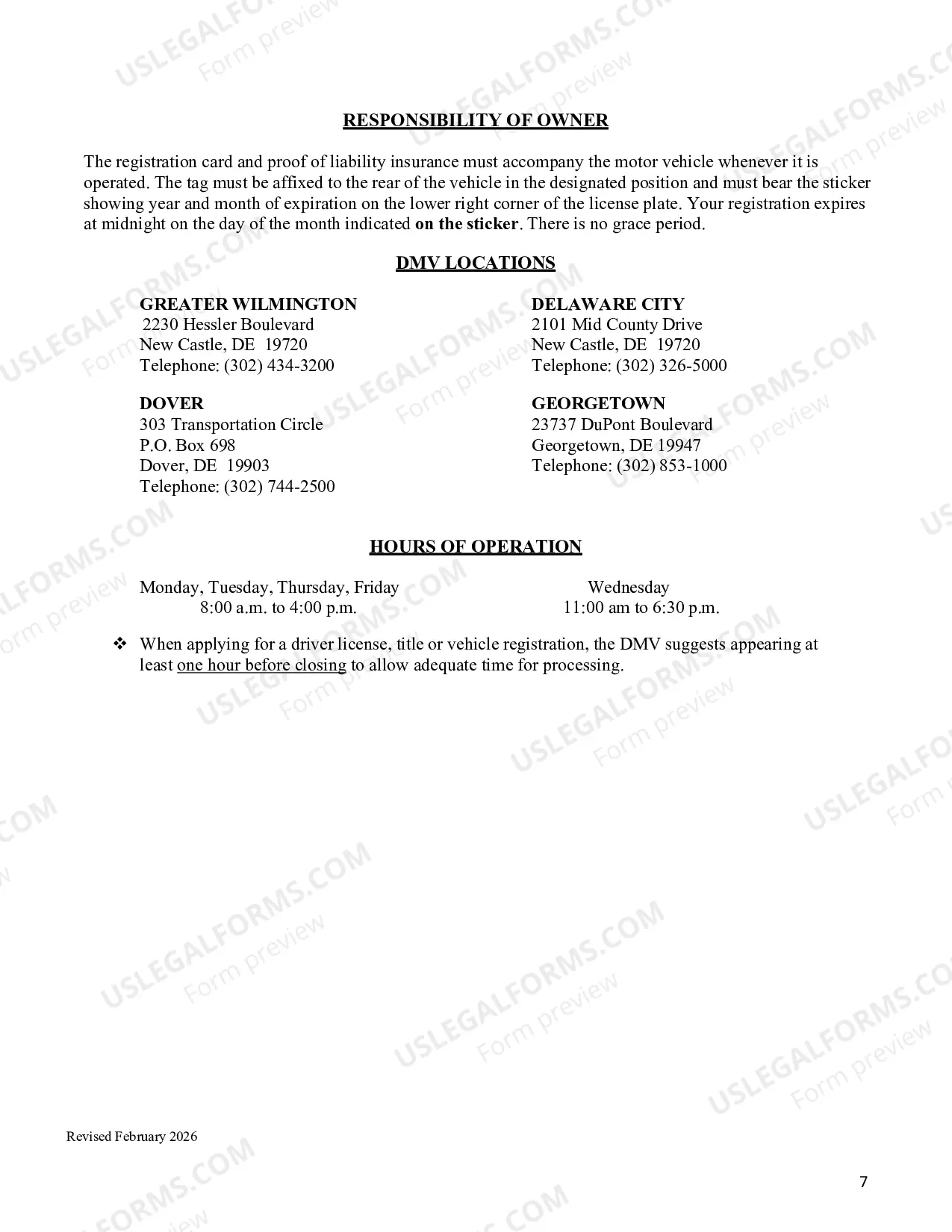 Preview Guidelines for New Residents