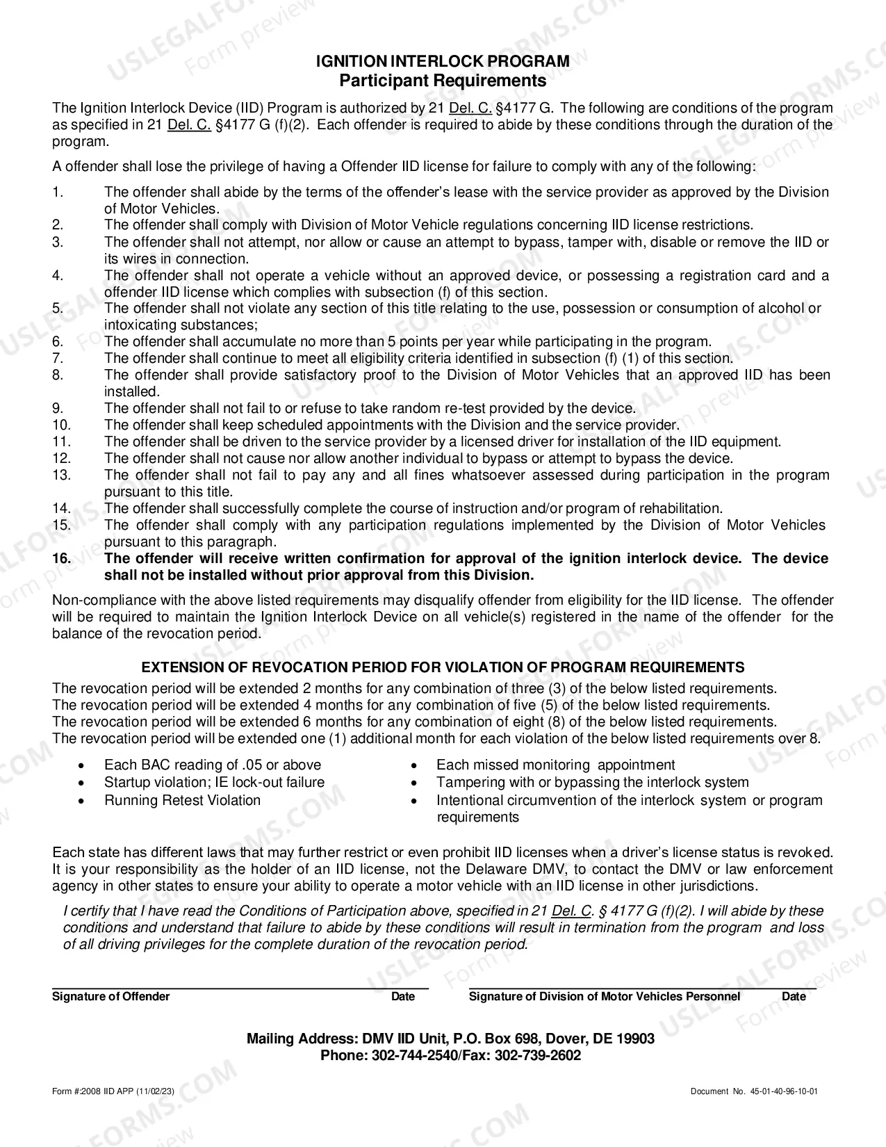 Preview Ignition Interlock Device Program Application