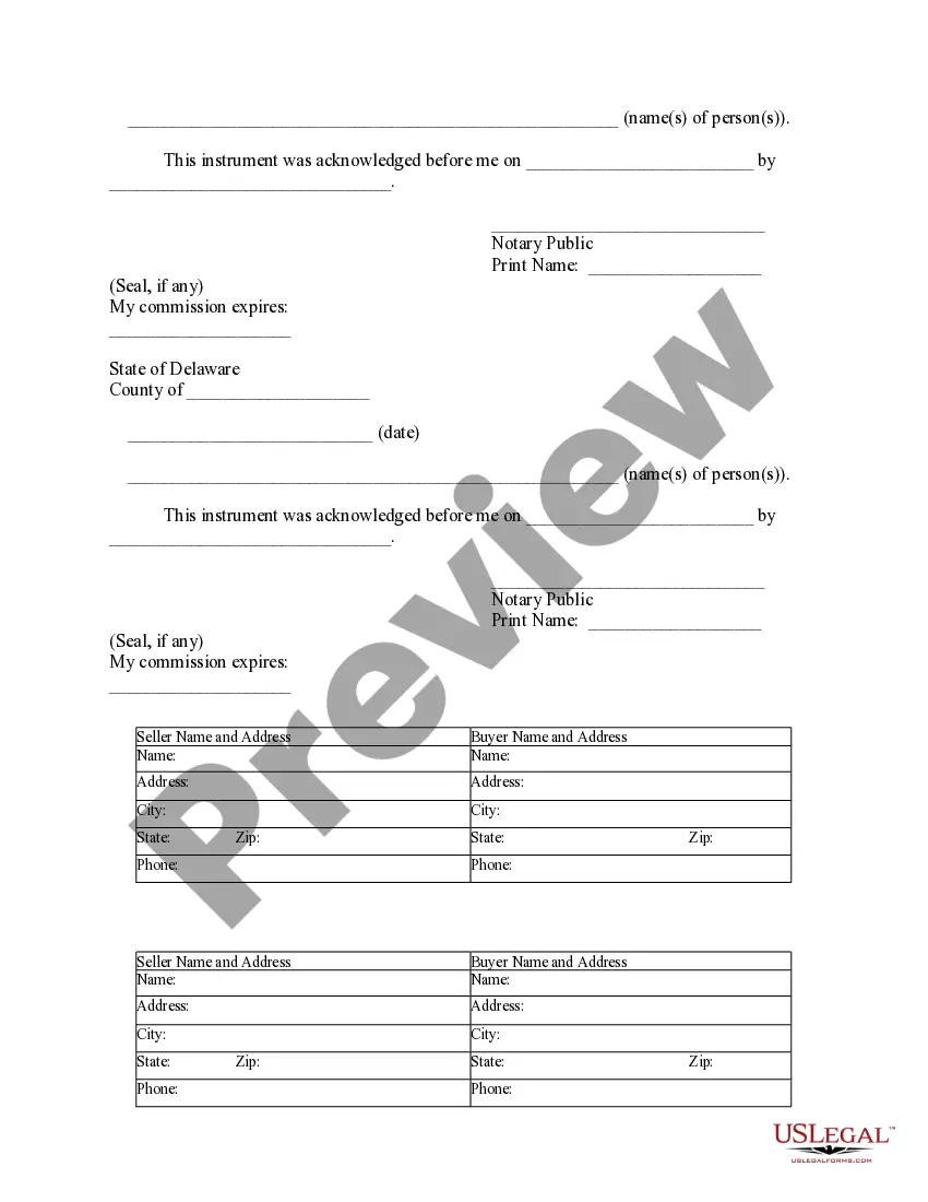 Preview Notice of Option for Recording