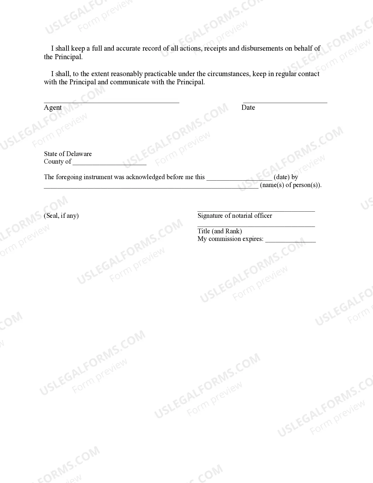 Preview General Power of Attorney for Care and Custody of Child or Children