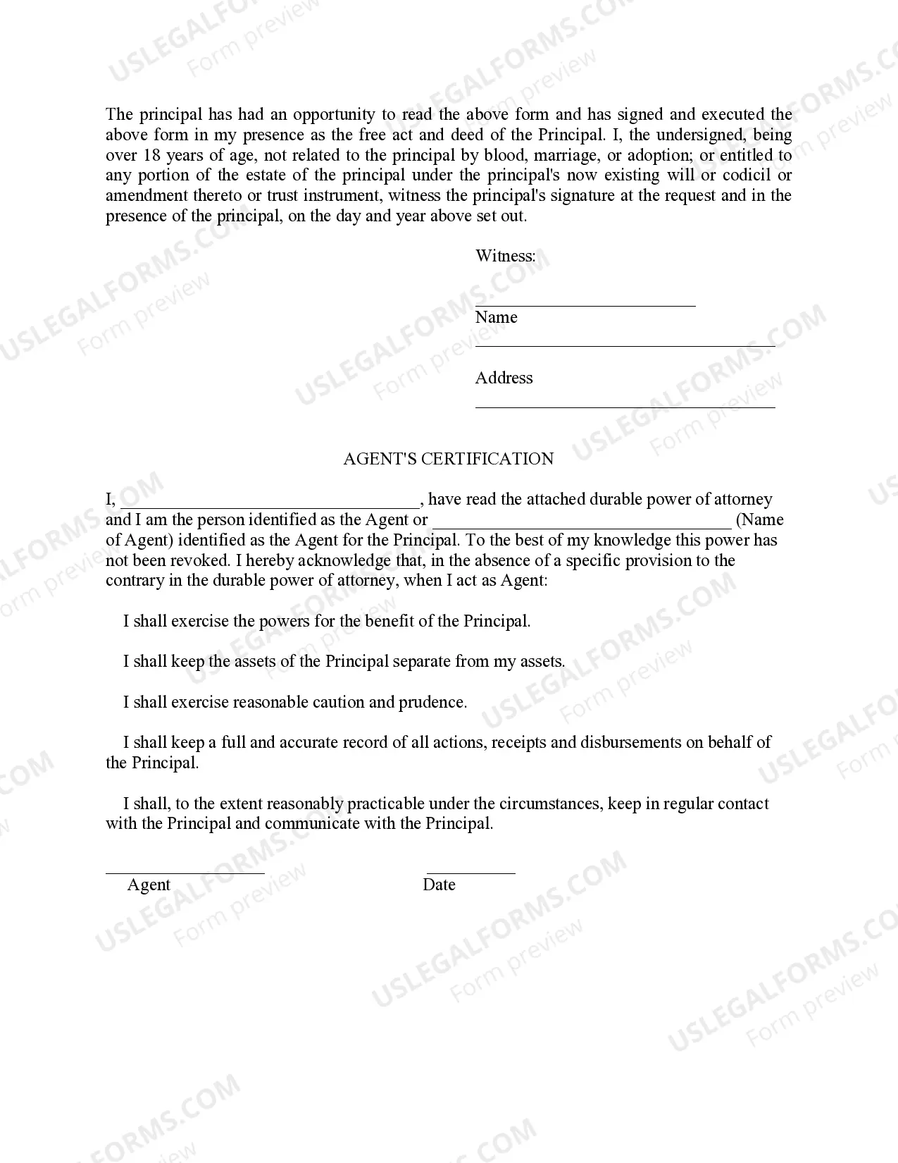 Preview Special Durable Power of Attorney for Bank Account Matters