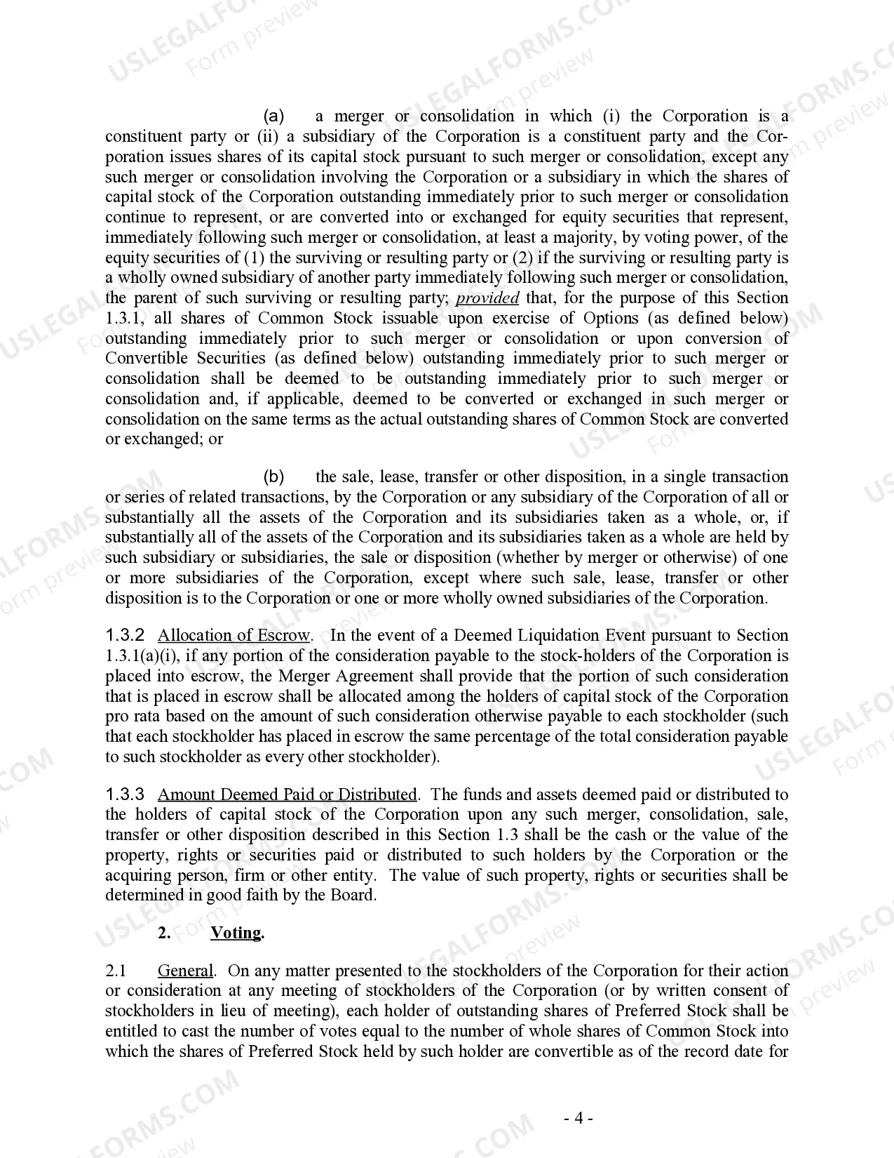 Preview Restated Certificate of Incorporation