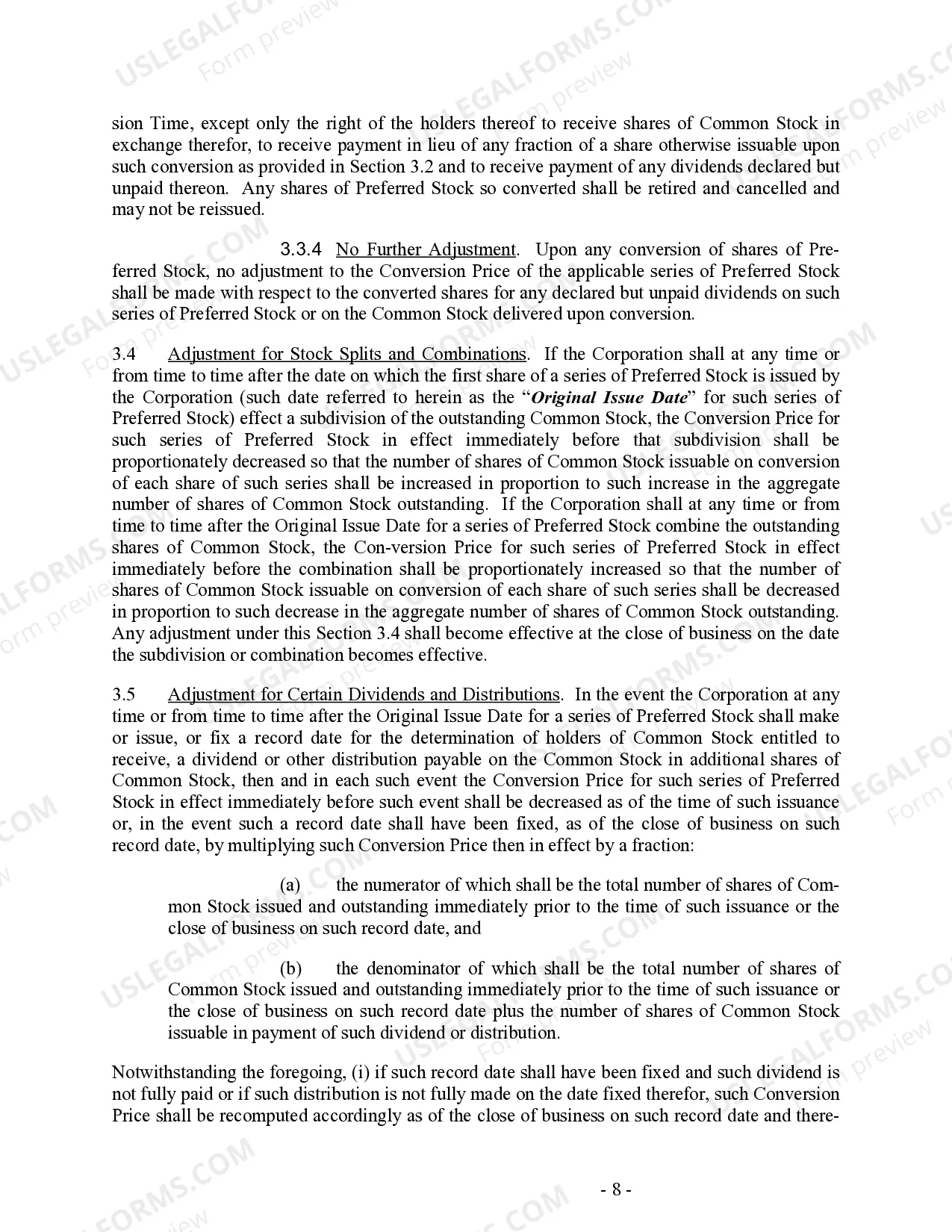 Preview Restated Certificate of Incorporation