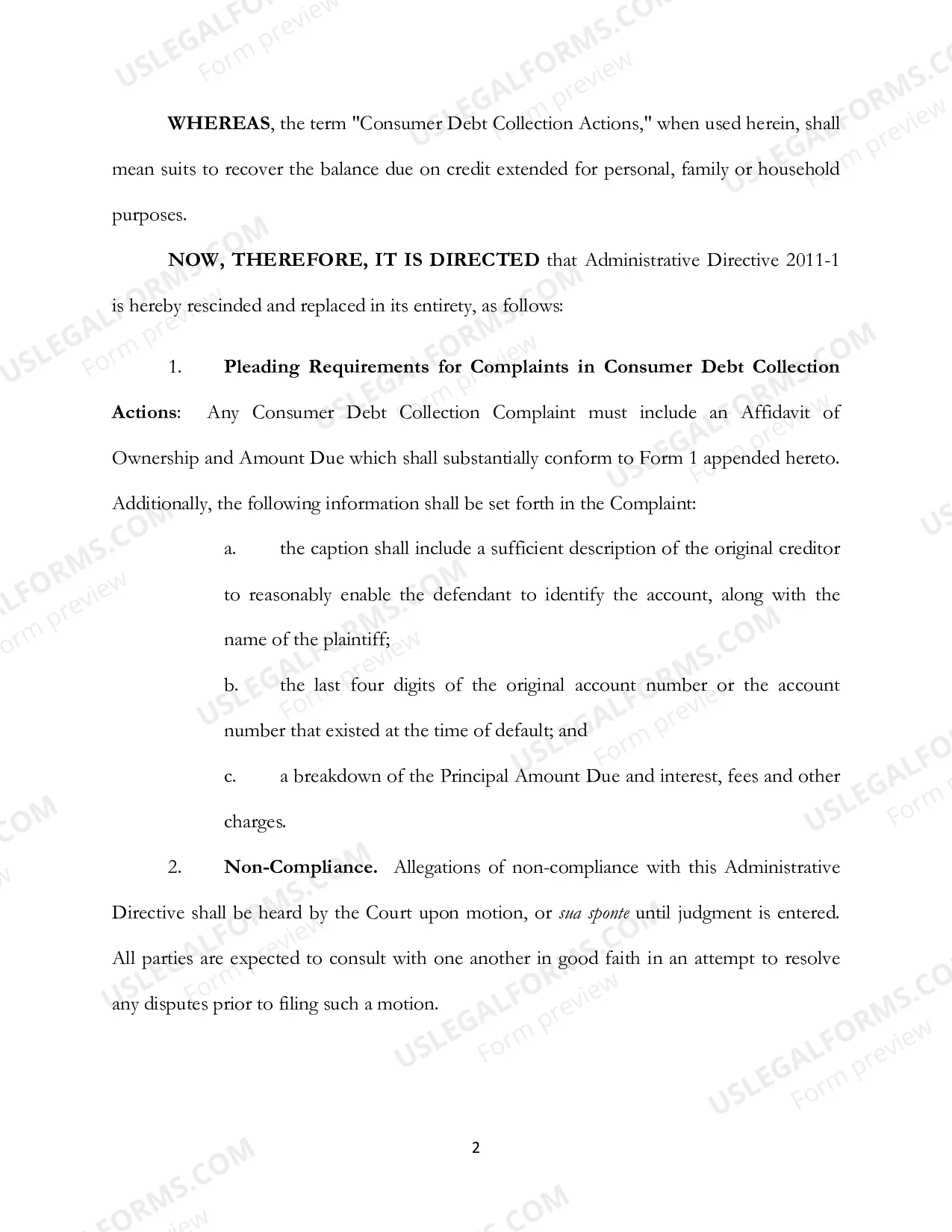 Preview Rule 16.1 Arbitrators Order