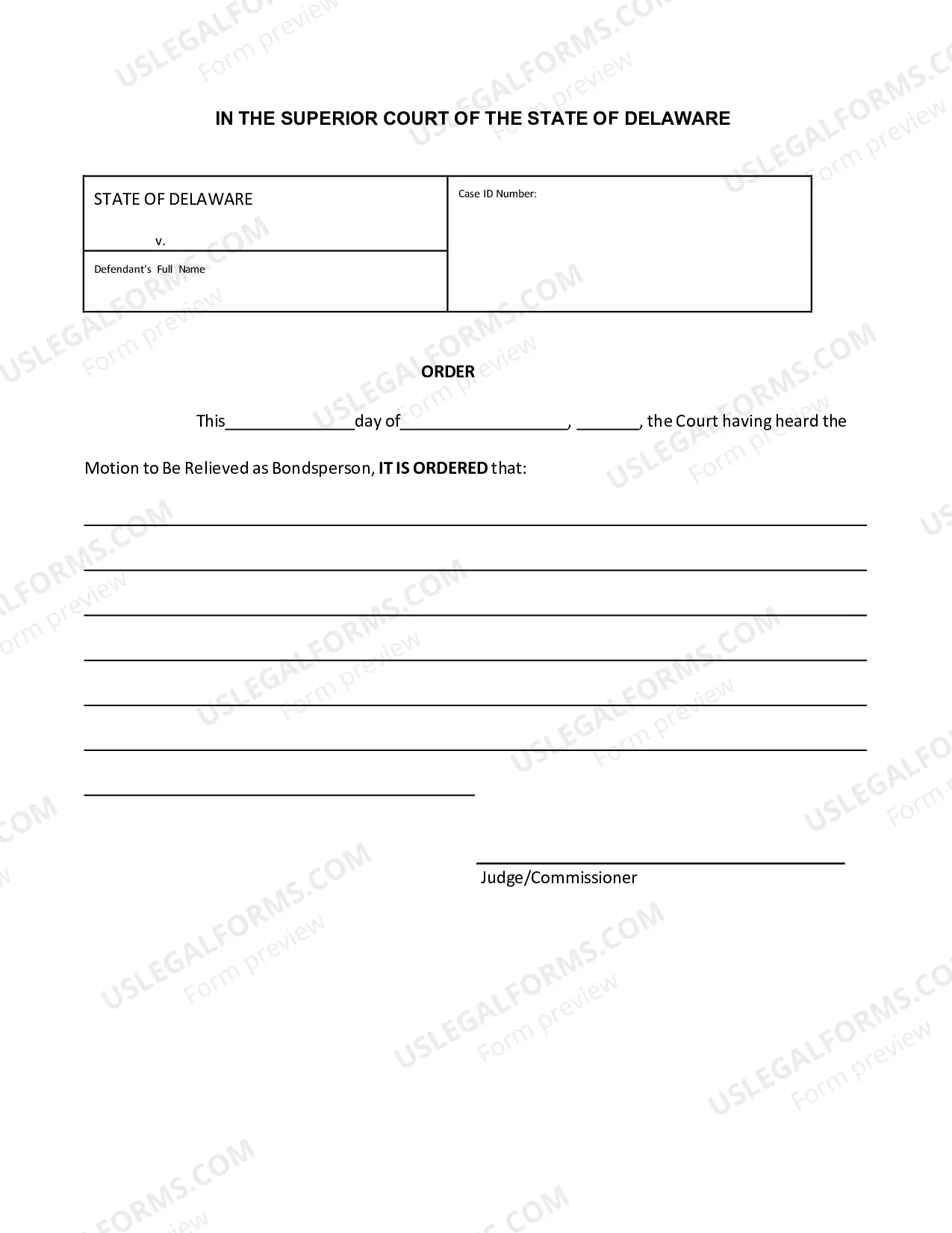 Preview Bail Motion For Relief As Bondsperson With Instructions