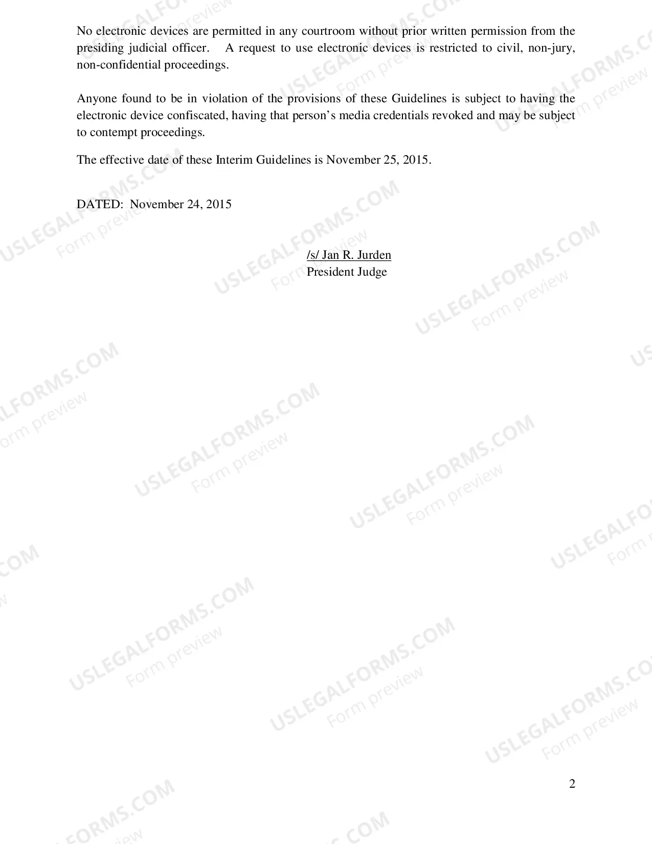 Preview Media Electronic Devices-Form And Guidelines