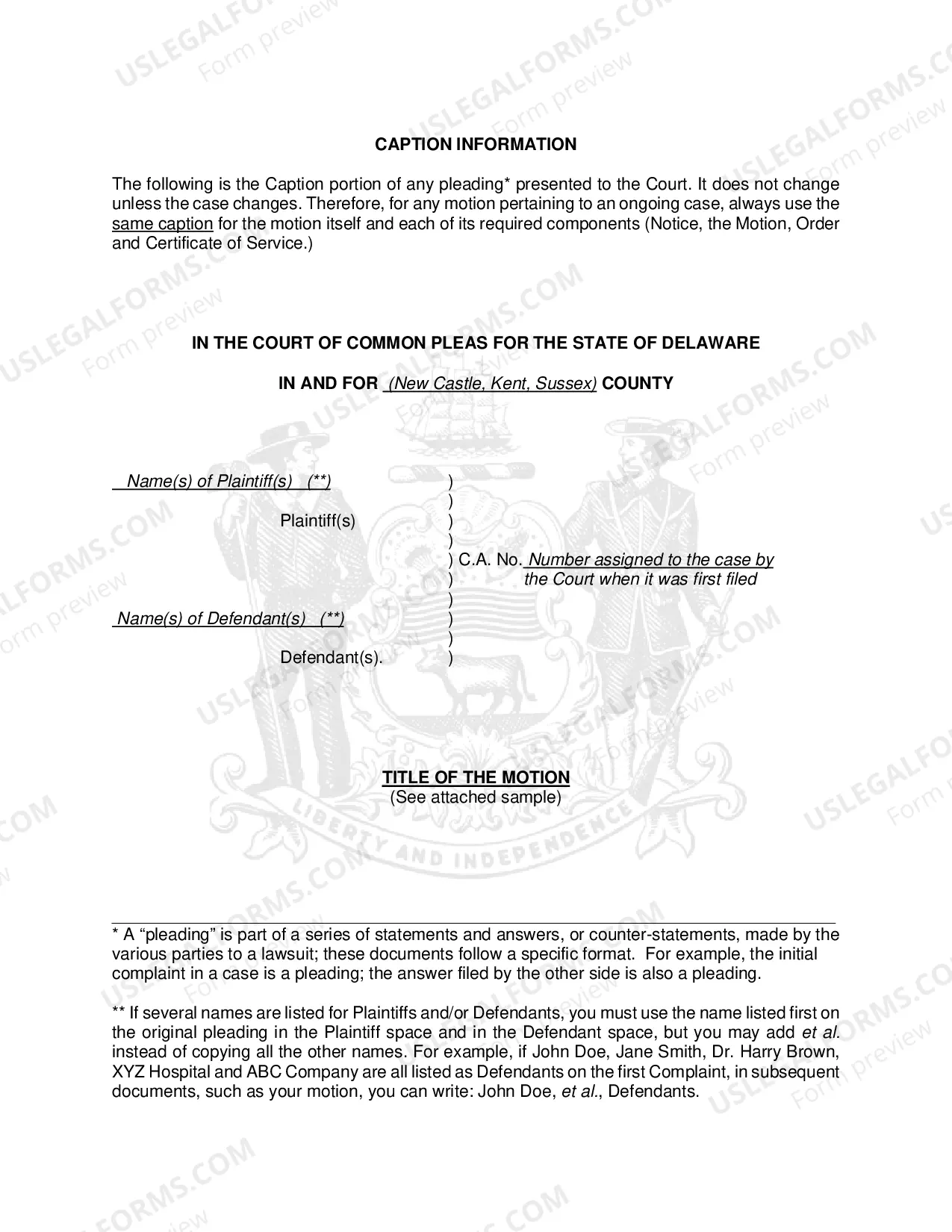 Preview How to Prepare a Civil Motion