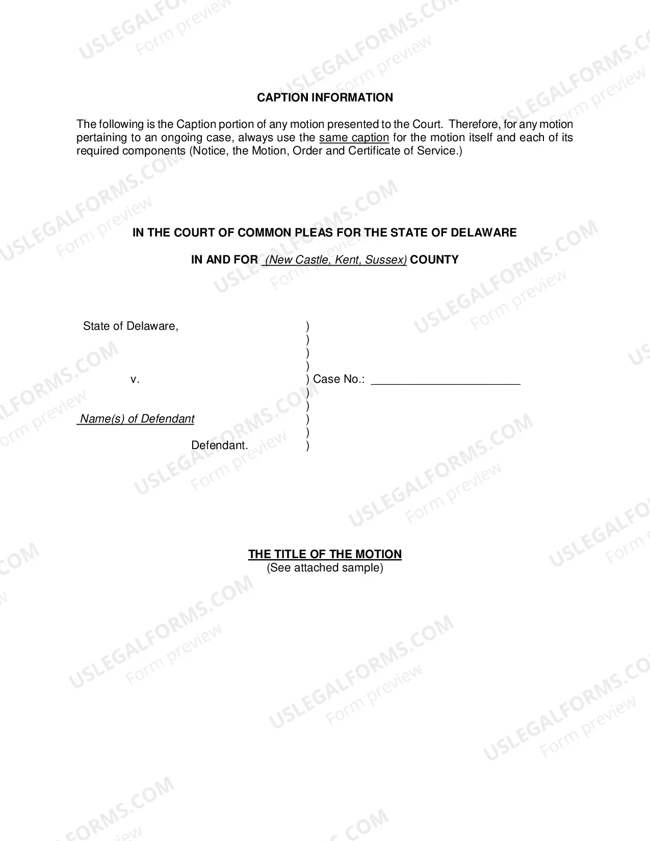 Preview How to Prepare a Criminal Motion