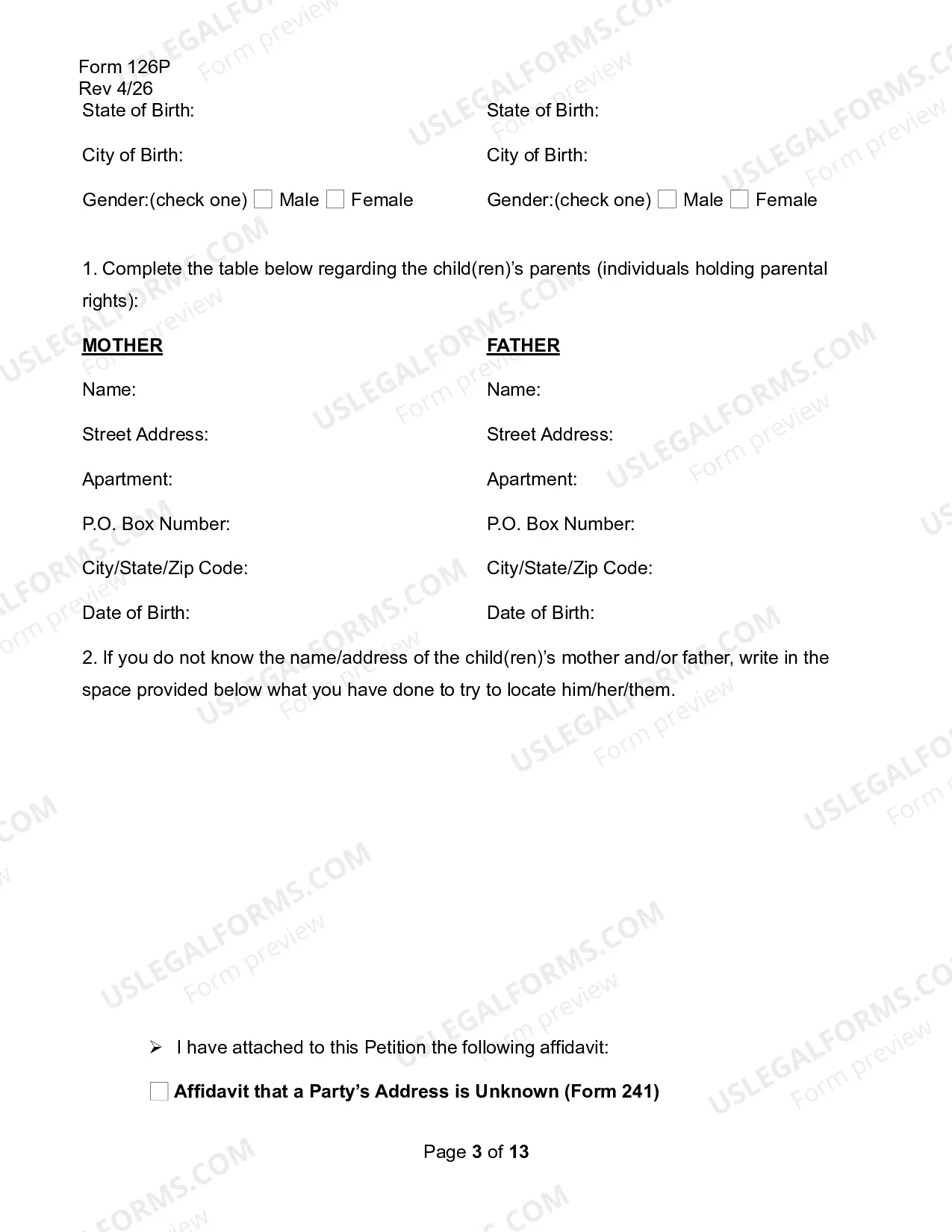 Preview Petition For Guardianship Or Permanent Guardianship of A Minor Order of Reference
