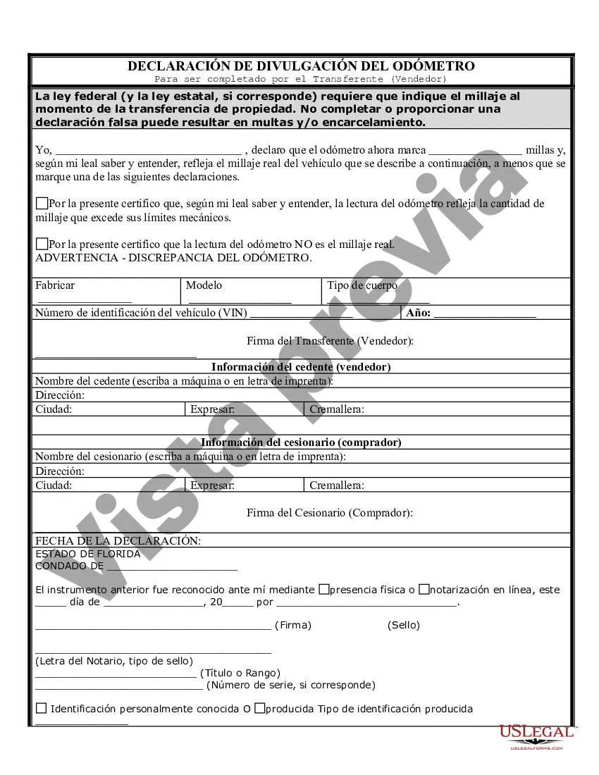 Preview Factura de venta de automóvil y estado de cuenta del odómetro para la venta tal como está