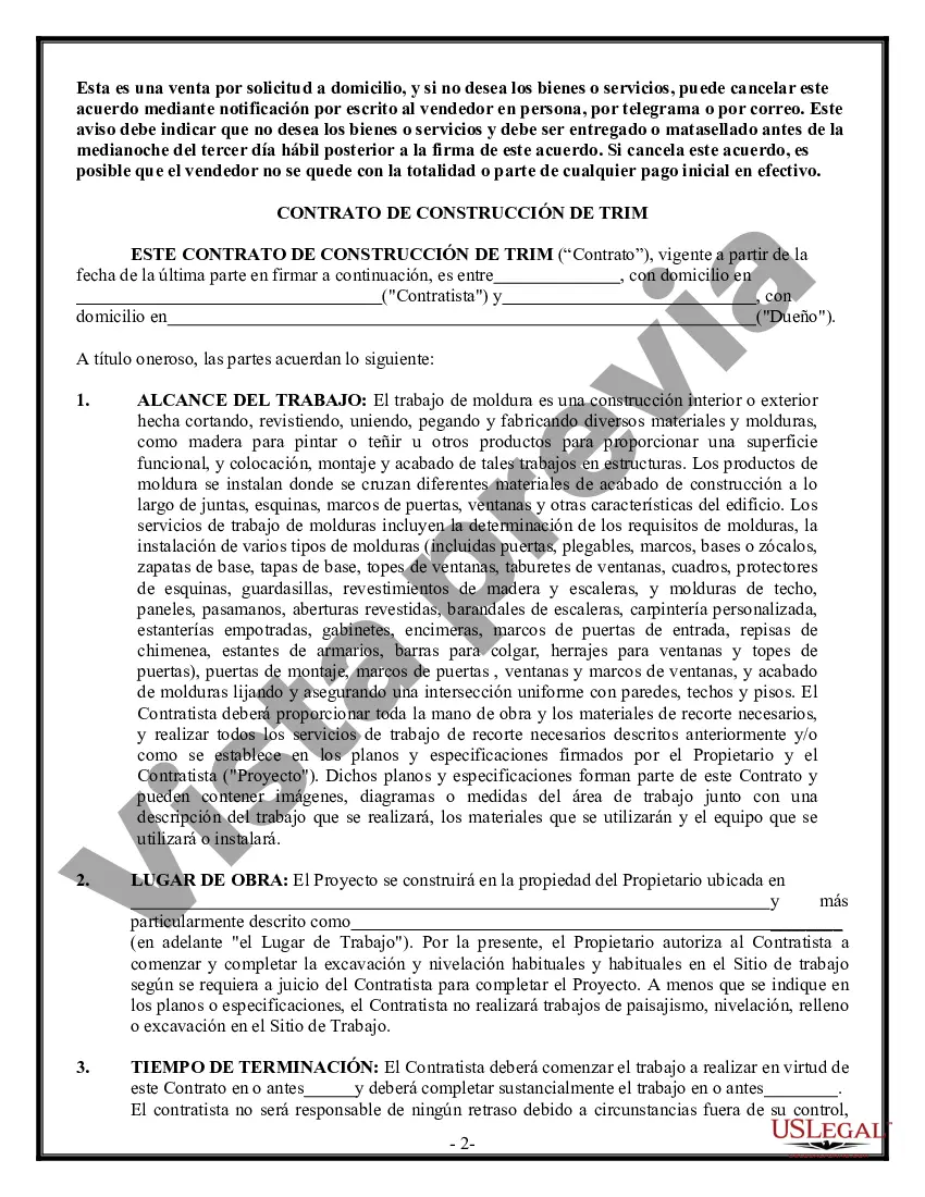 Preview Contrato de carpintero de molduras para contratista