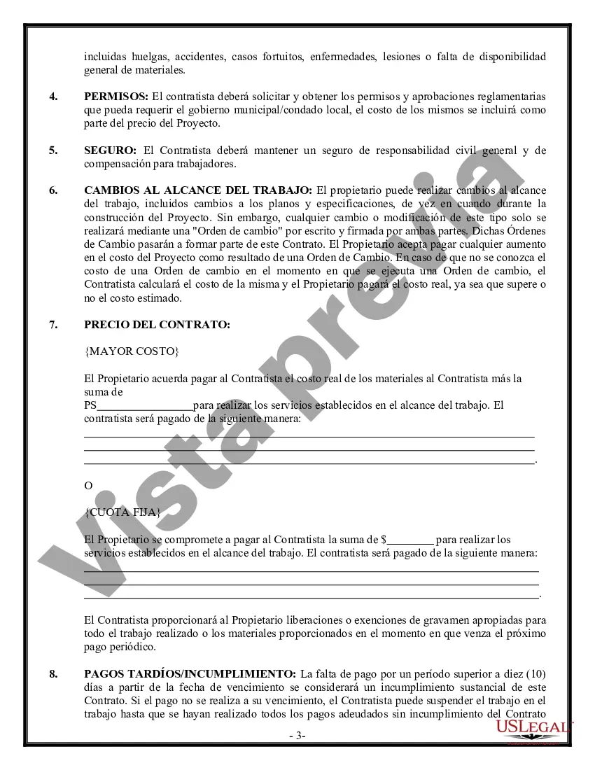 Preview Contrato de carpintero de molduras para contratista