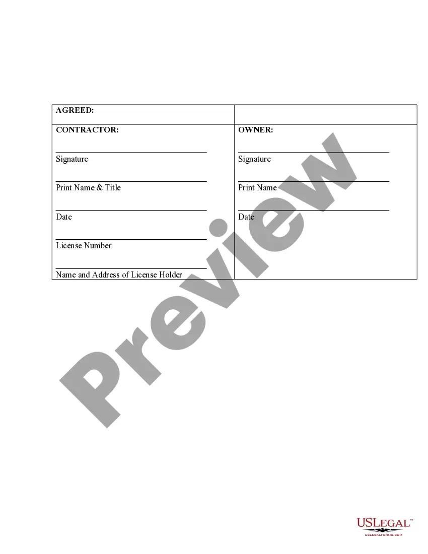 Preview Trim Carpenter Contract for Contractor