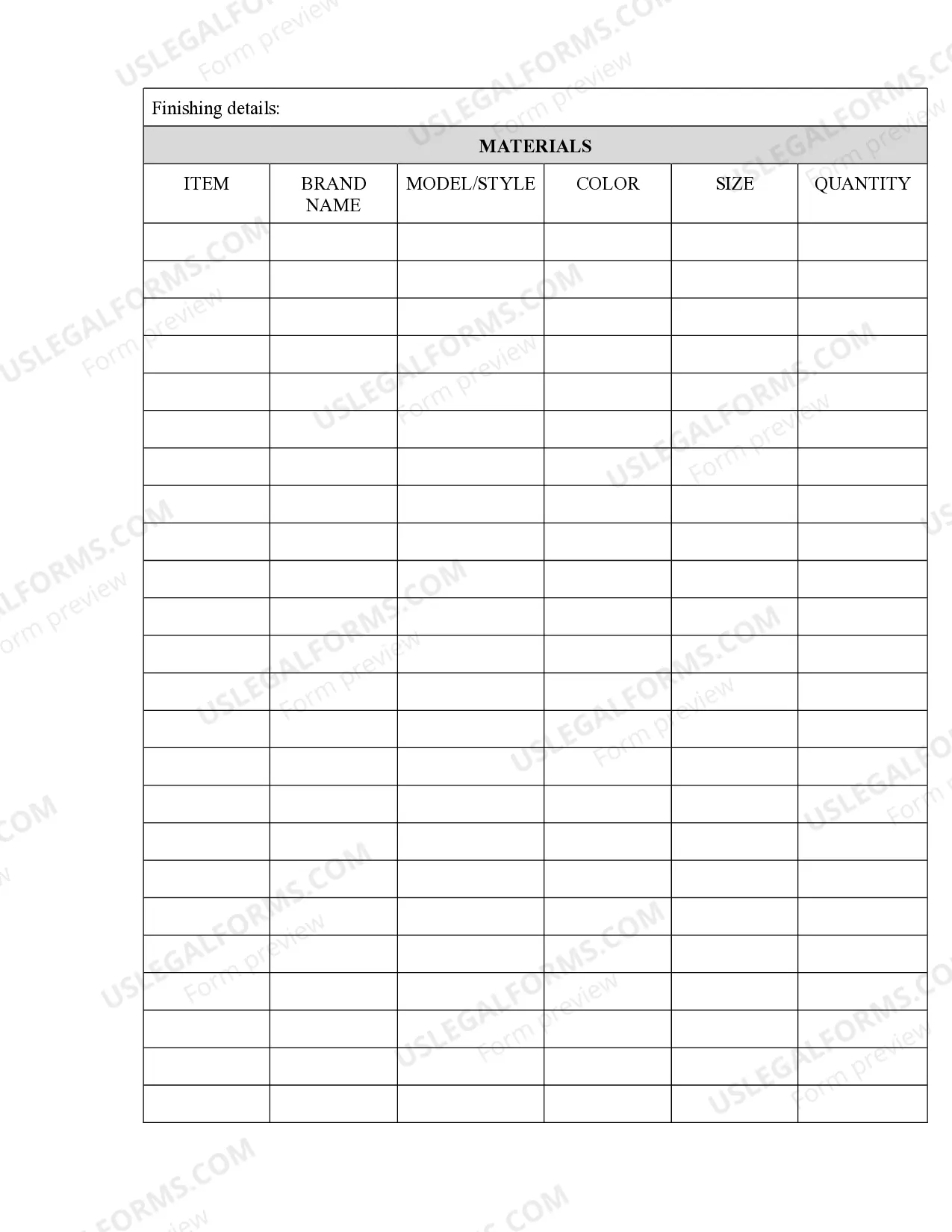 Preview Renovation Contract for Contractor