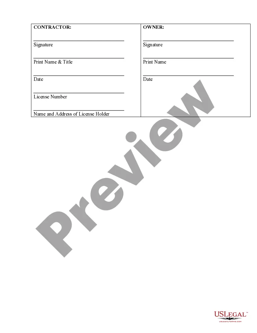 Preview Concrete Mason Contract for Contractor