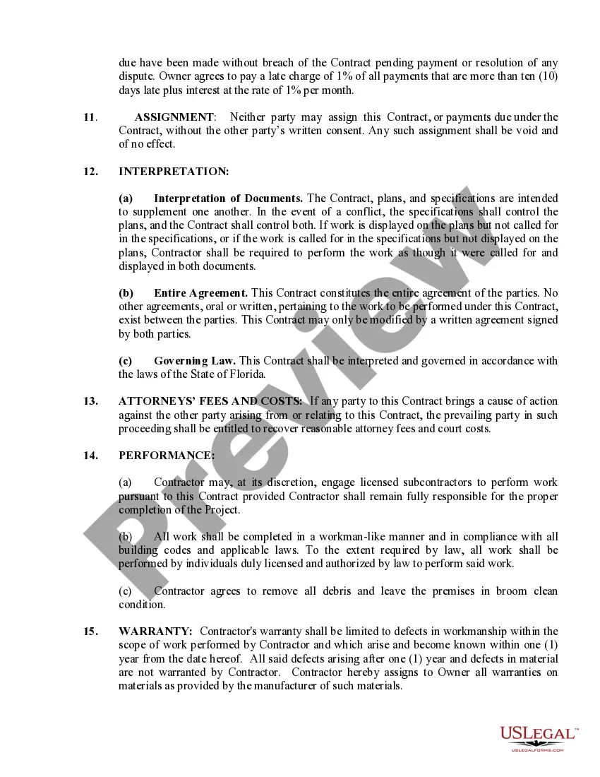 Preview Demolition Contract for Contractor
