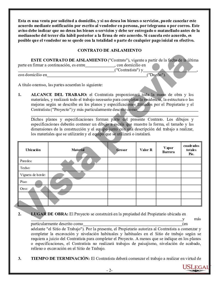 Preview Contrato de Aislamiento para Contratista