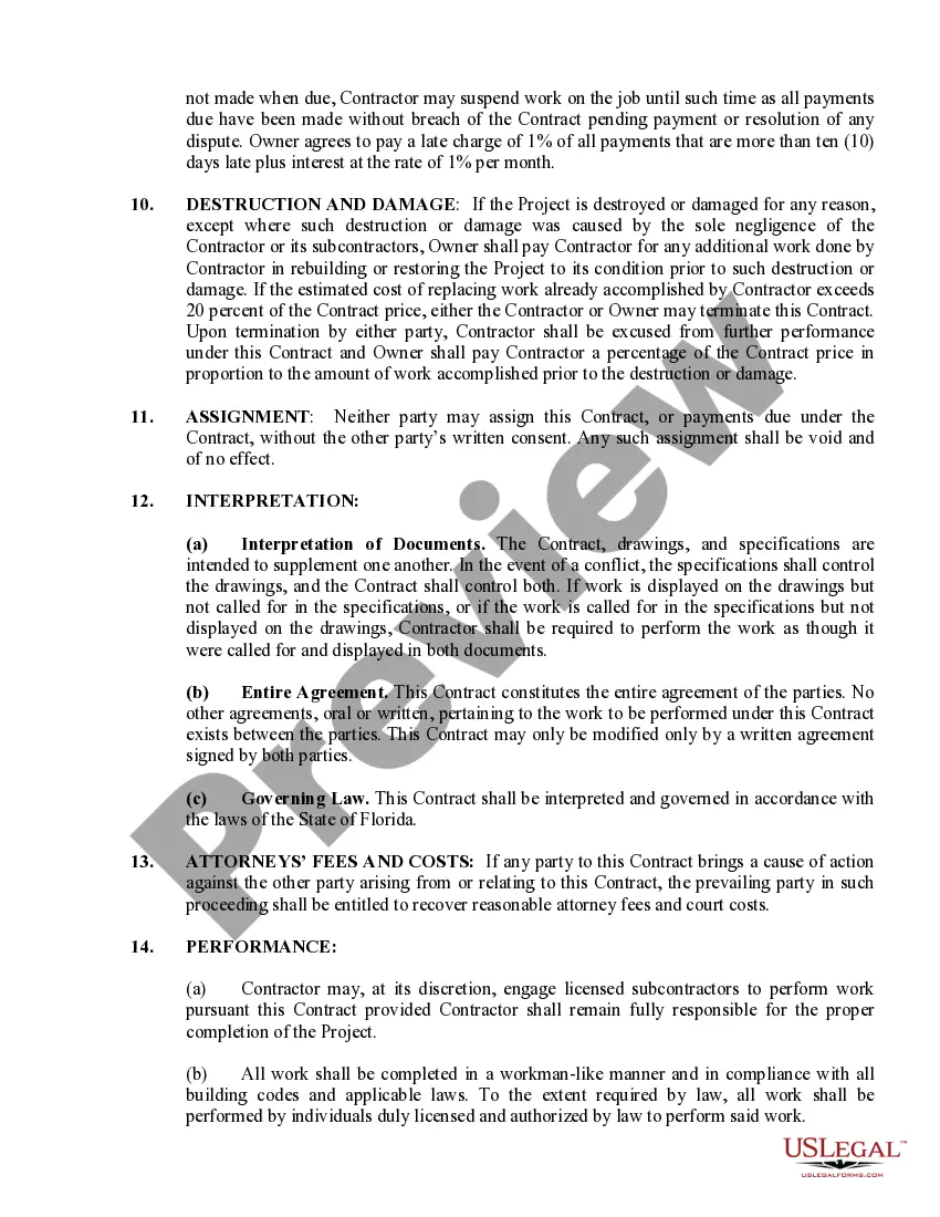 Preview Insulation Contract for Contractor