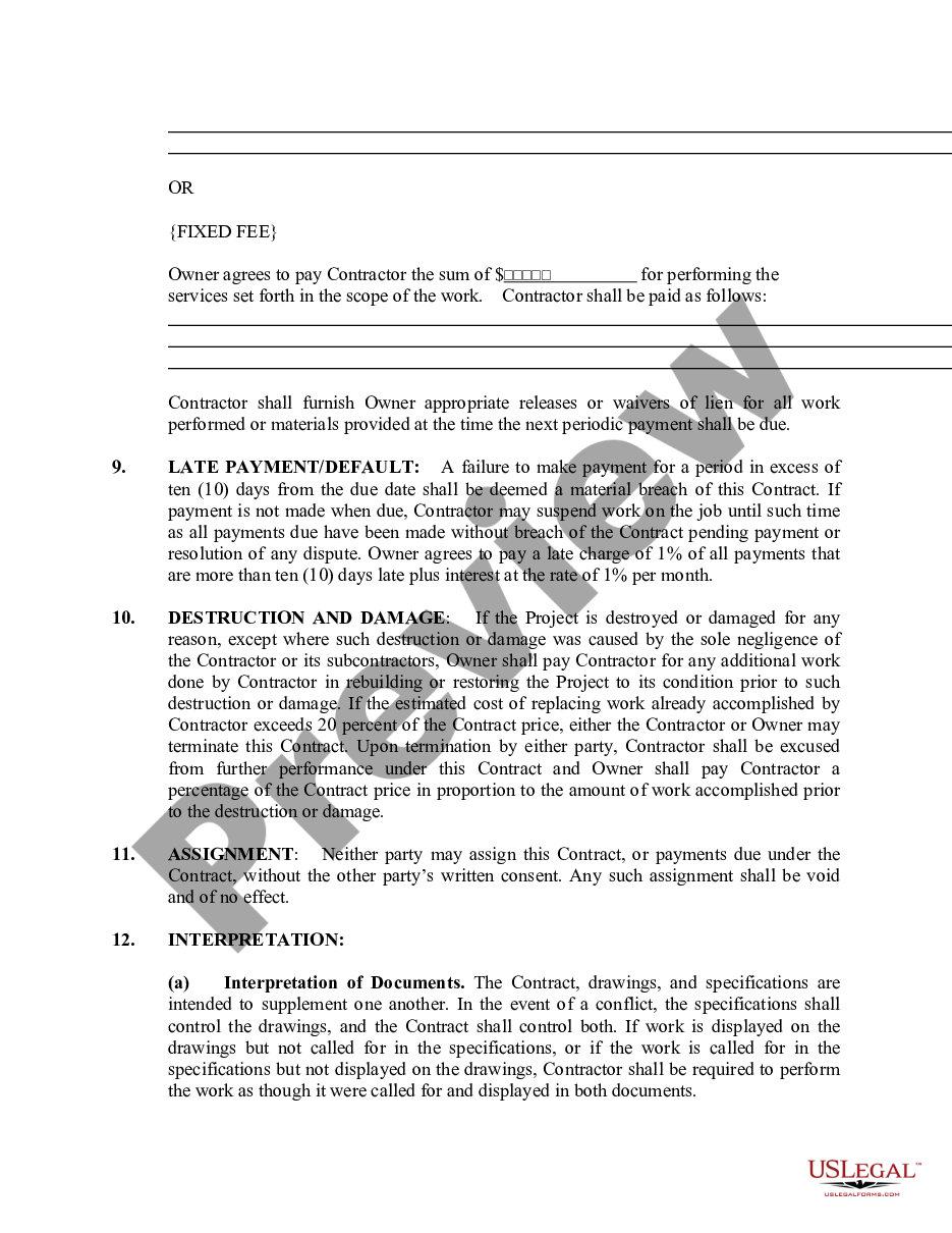 page 4 Electrical Contract for Contractor preview