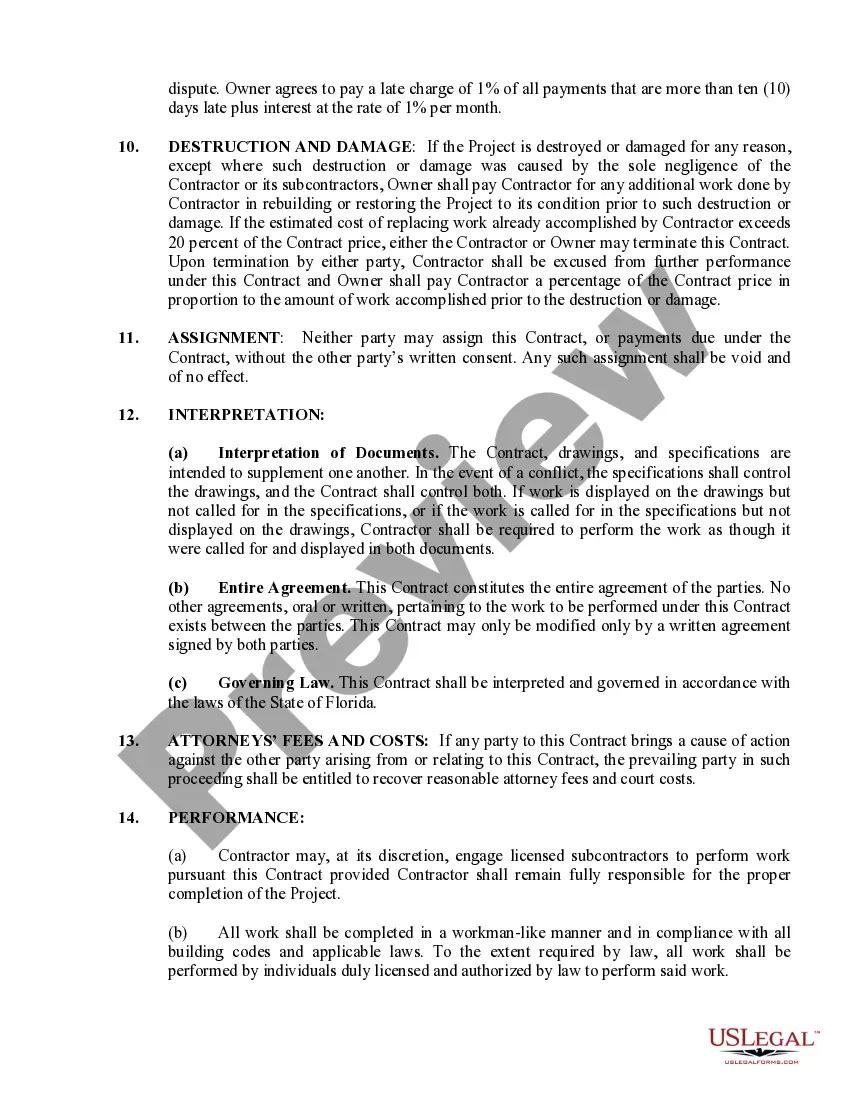 Preview Sheetrock Drywall Contract for Contractor