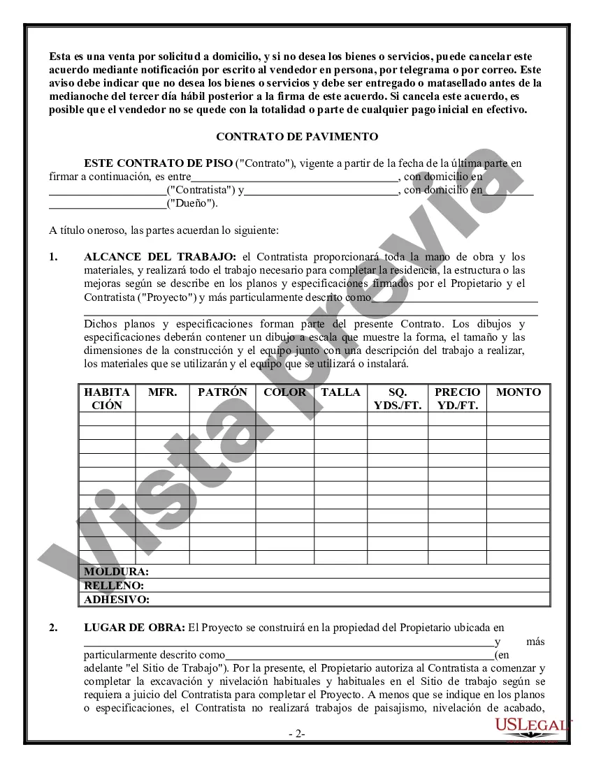 Preview Contrato de pisos para contratista